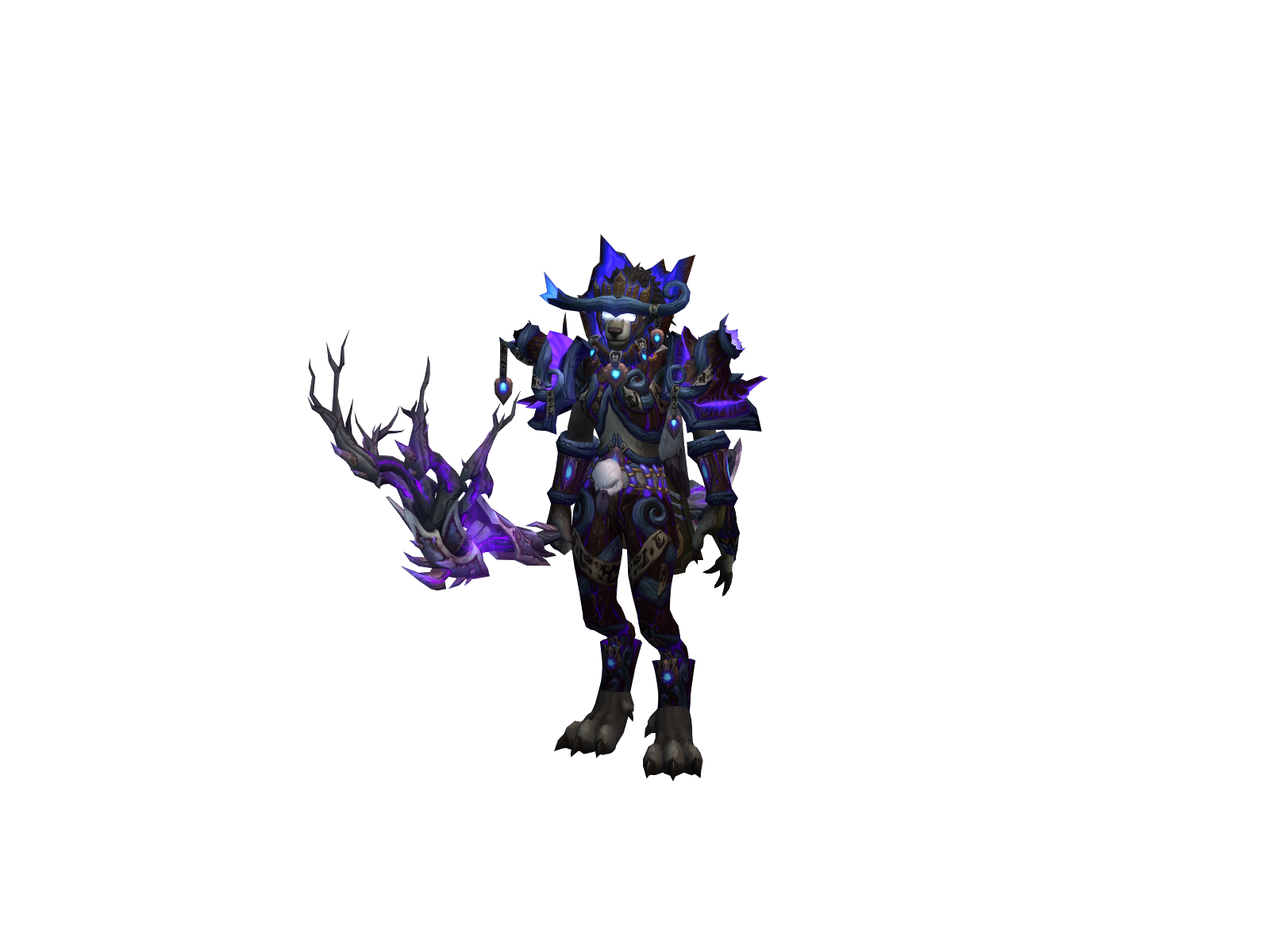 Hachikon 3D character render