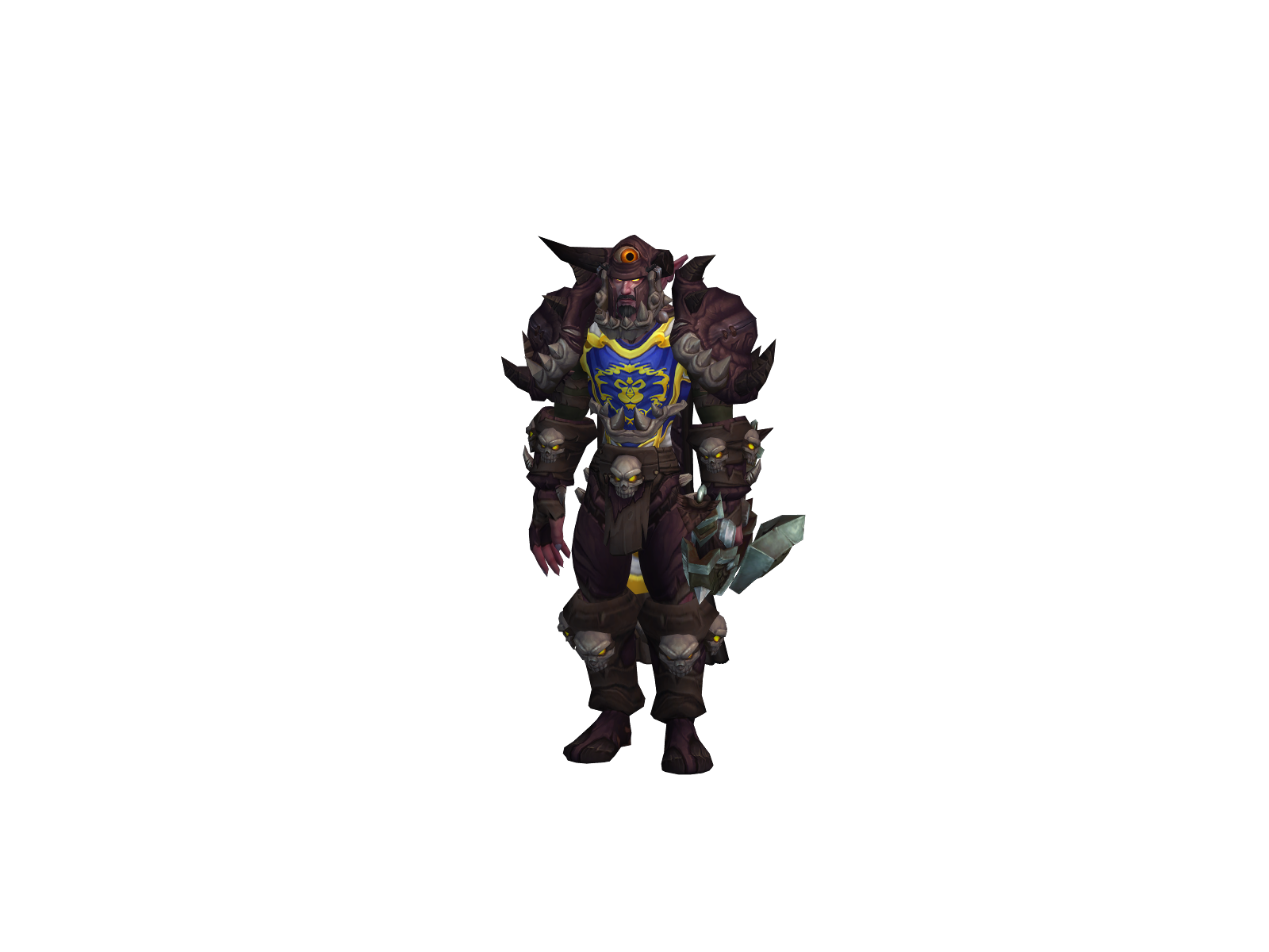 Zulfür 3D character render