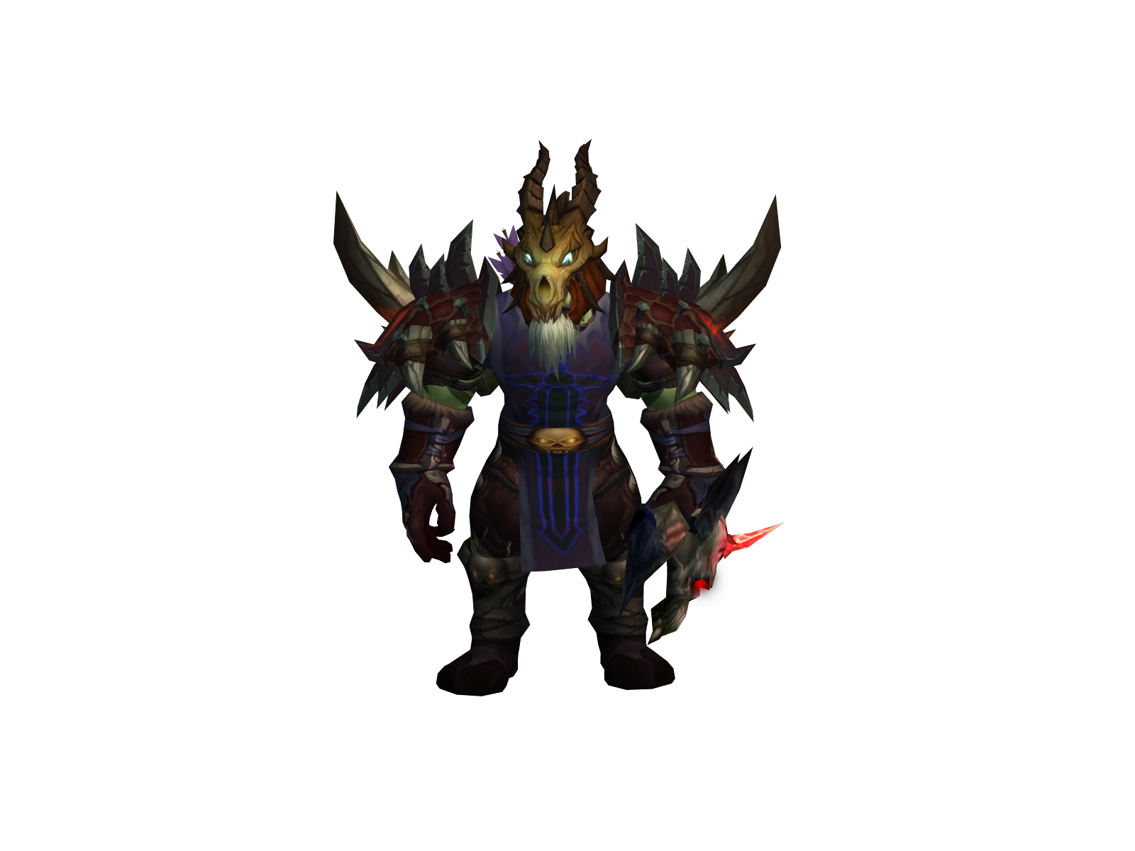 Bleedíng 3D character render