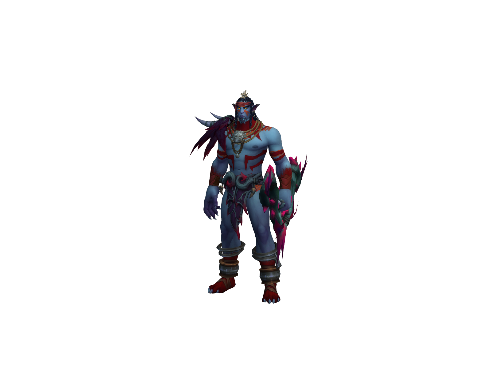 Akinowari 3D character render