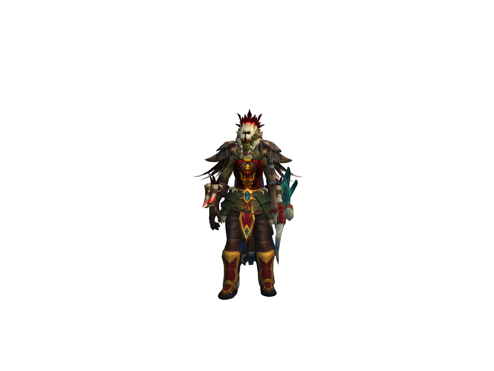 Wukgar 3D character render