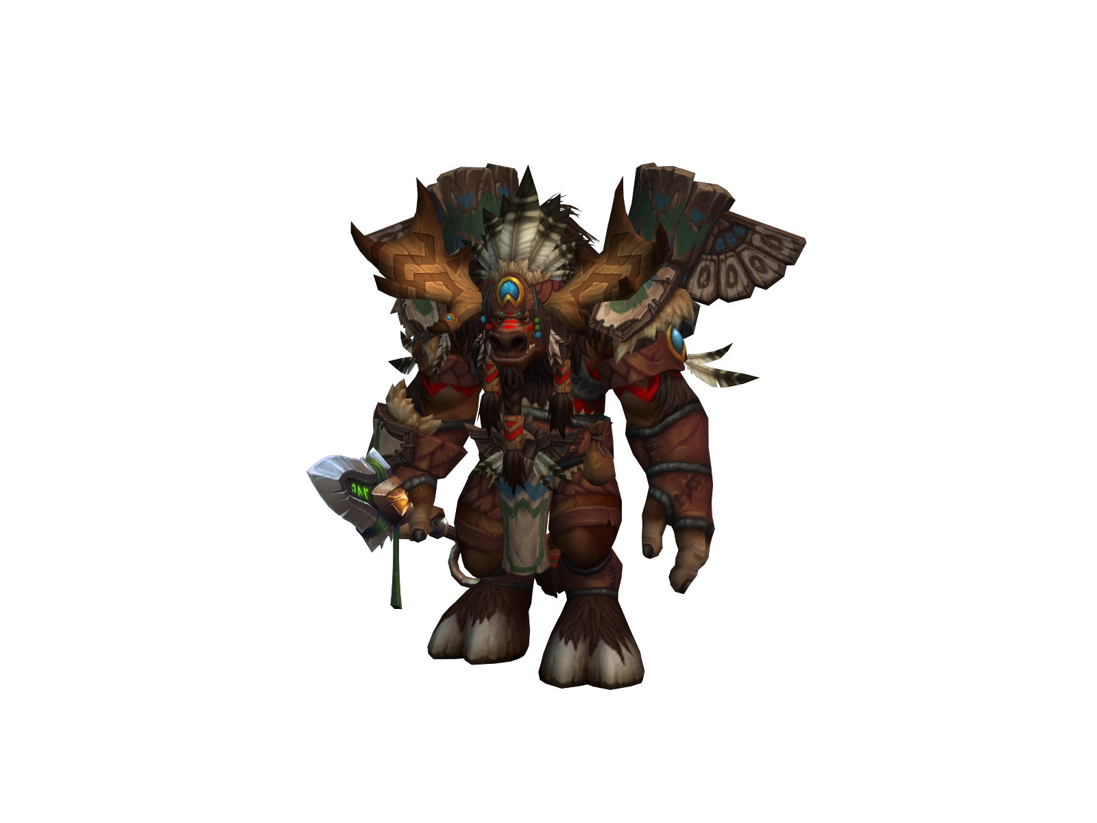 Donpezuña 3D character render