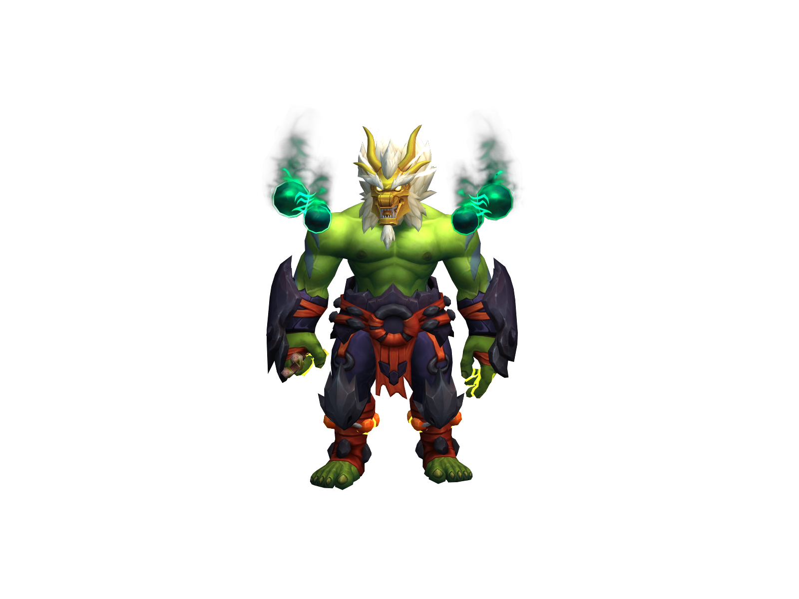 Bruceléé 3D character render
