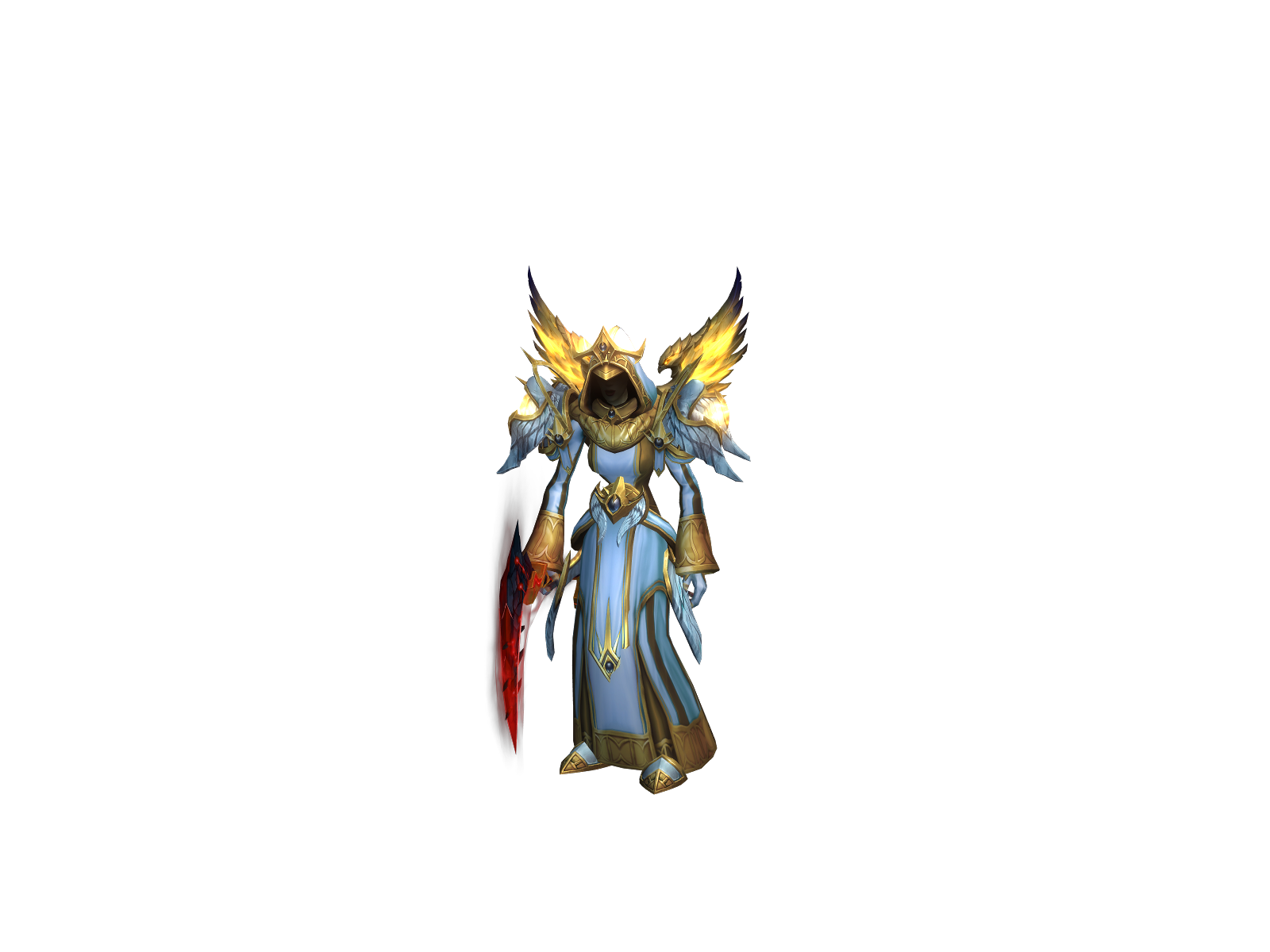 Aguabenditá 3D character render