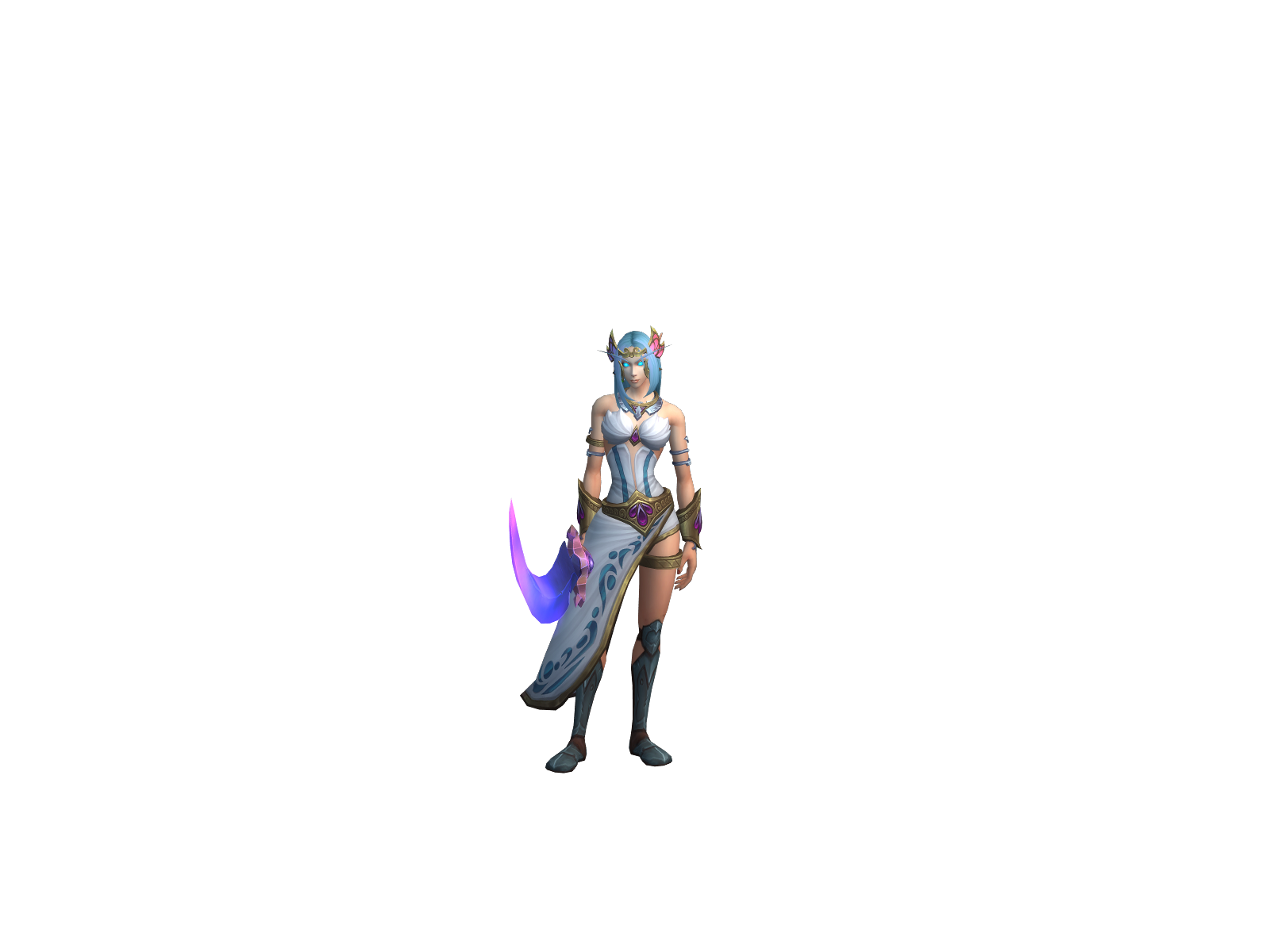 Anoxia 3D character render