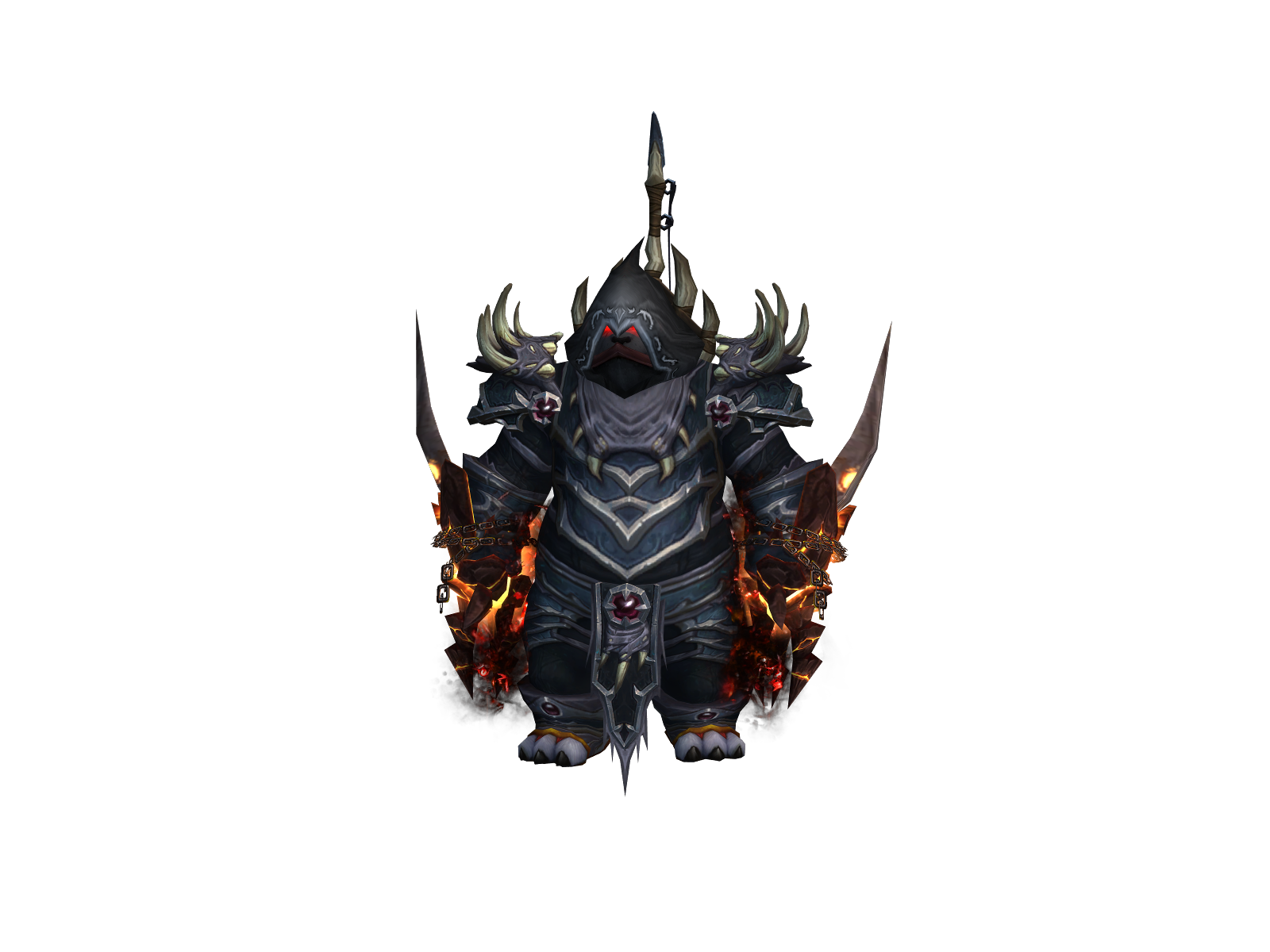 Chaaky 3D character render