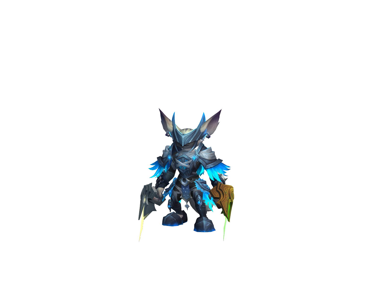 Ampérios 3D character render