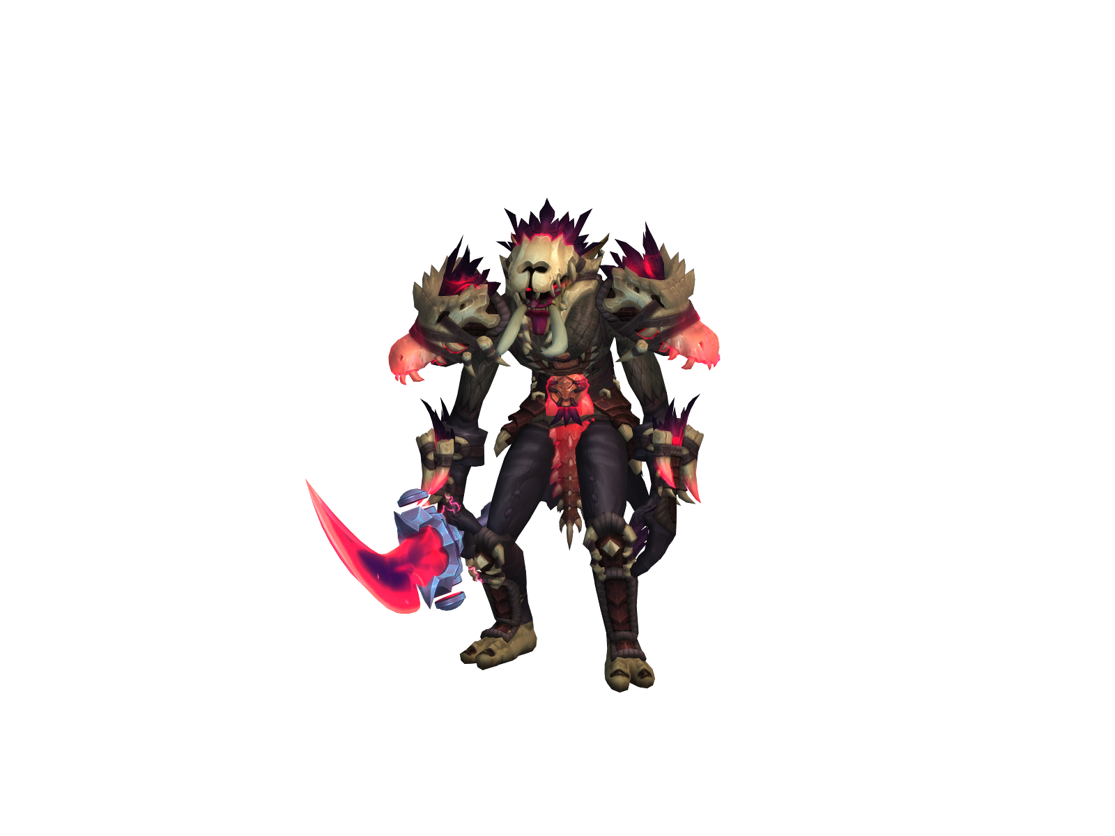 Fhunik 3D character render