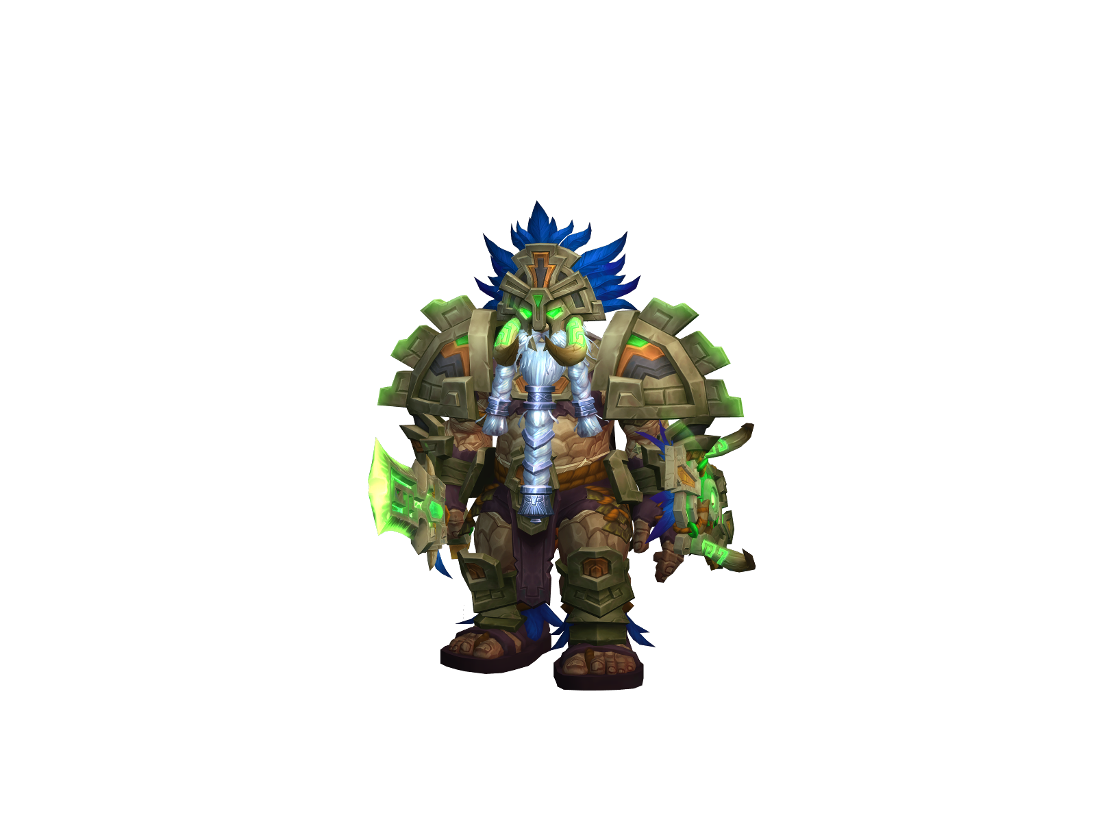 Negret 3D character render