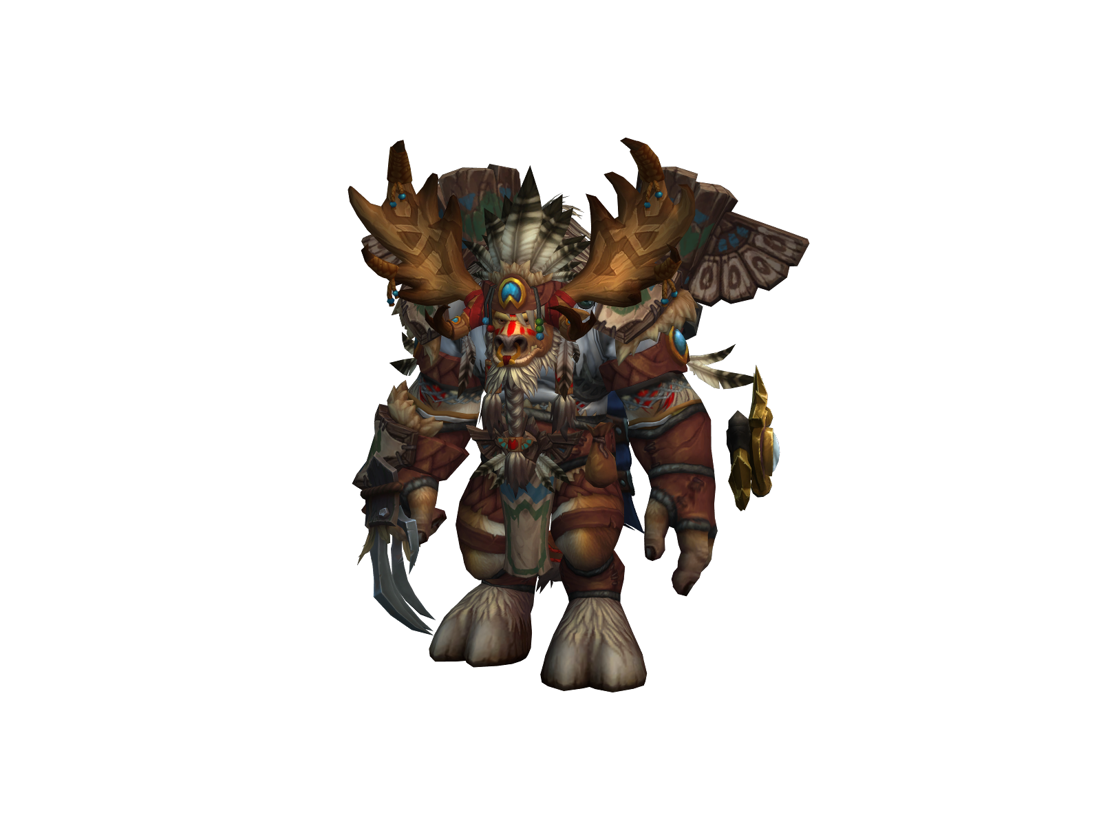 Rompetotems 3D character render