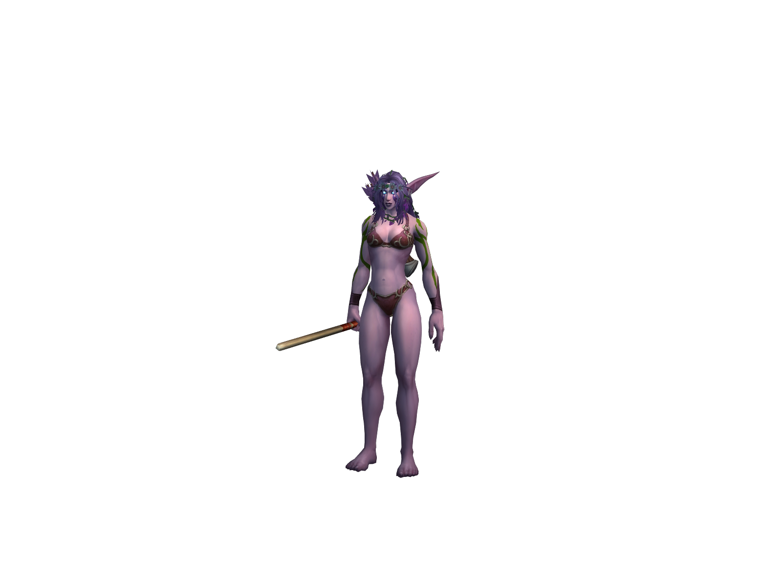 Tyche 3D character render