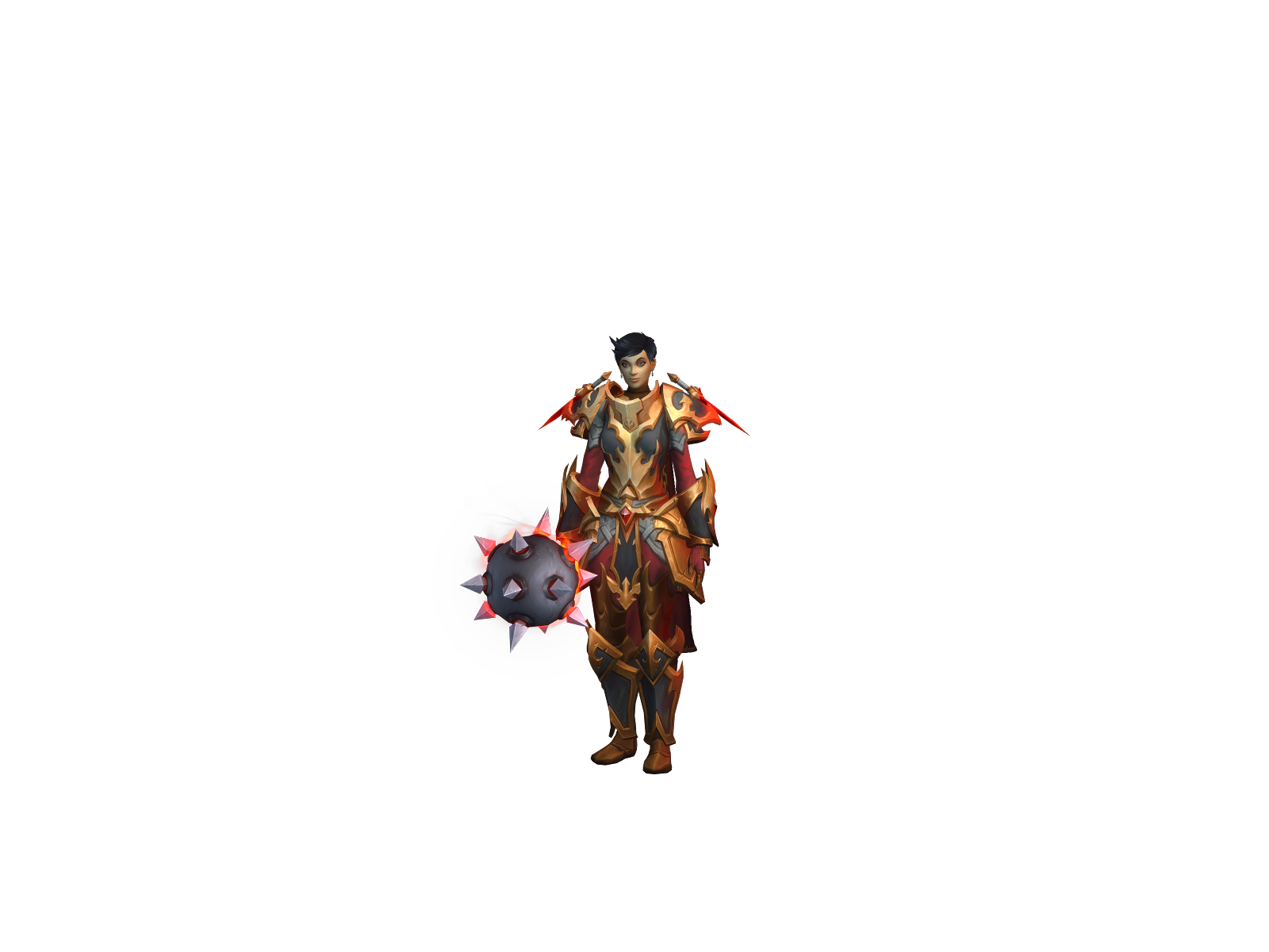 Sacredcloob 3D character render