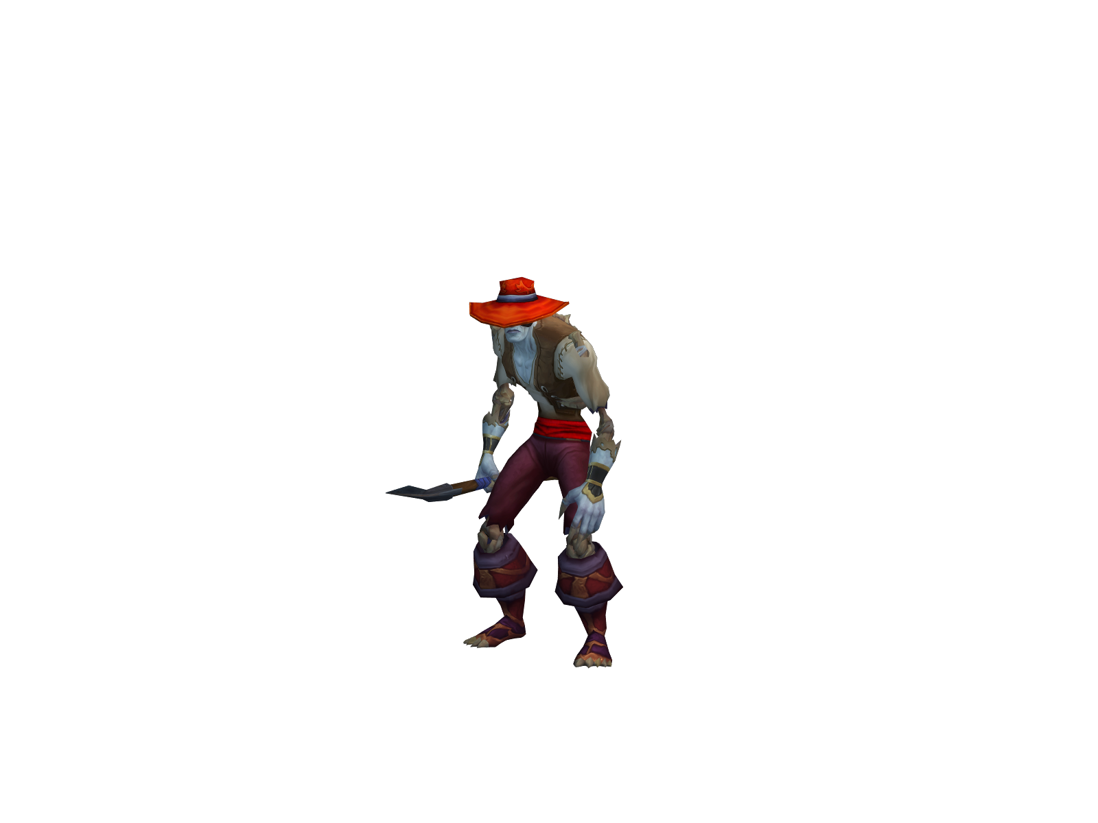 Thanaatos 3D character render