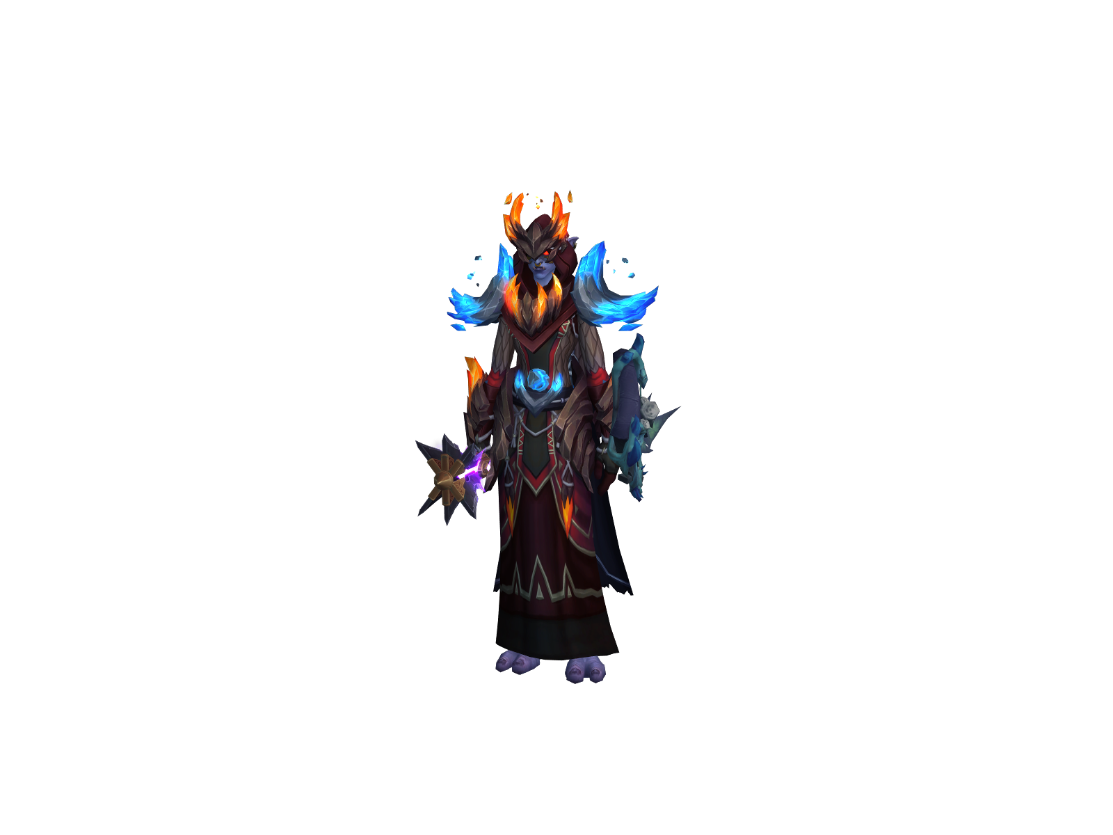 Blu 3D character render