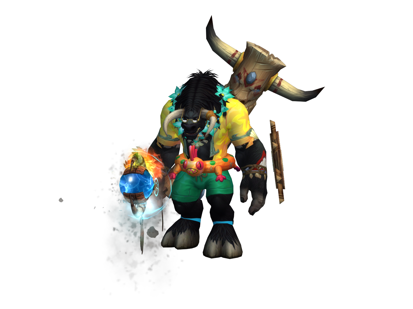 Sparks 3D character render