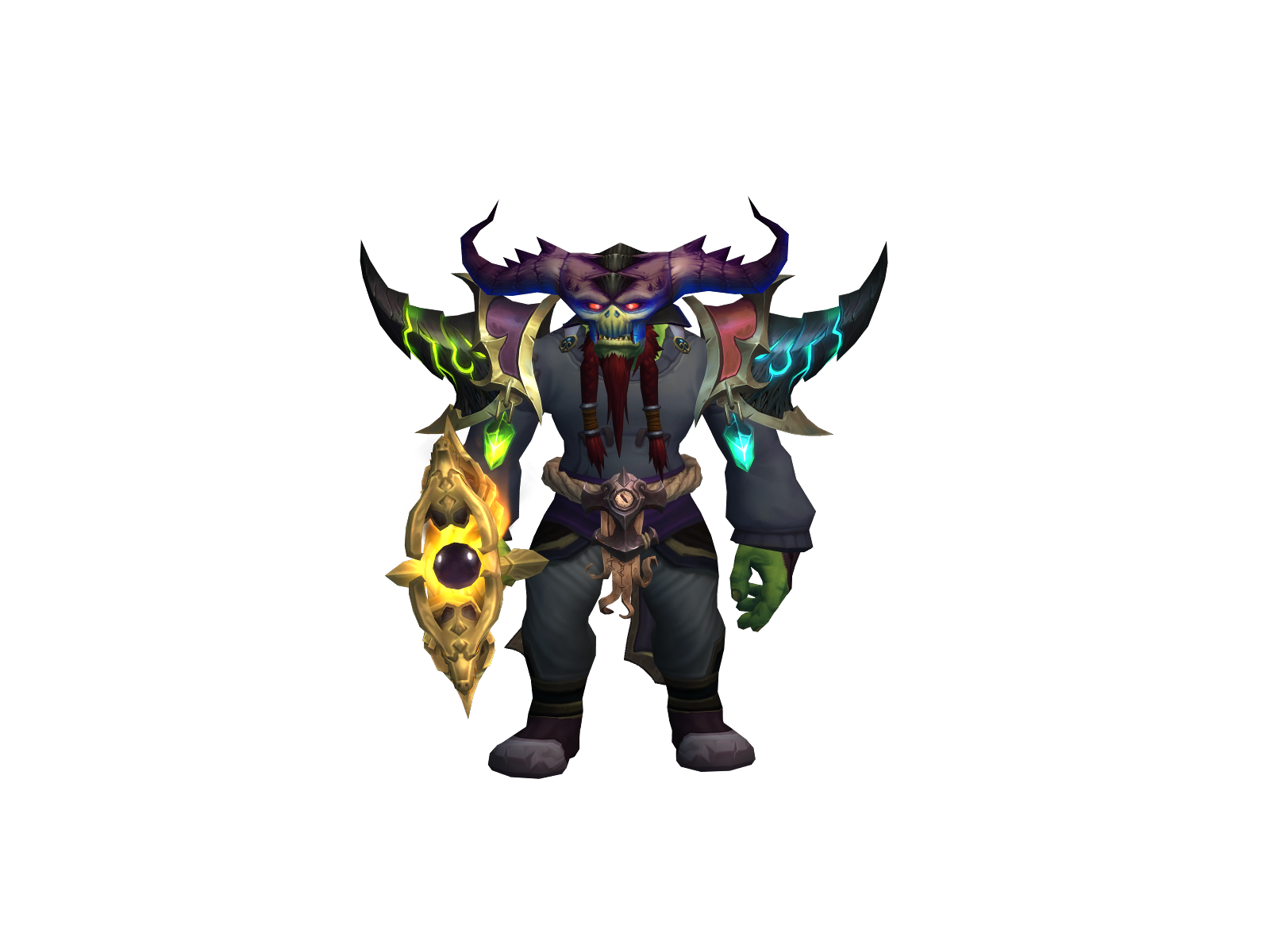 Elvergalargg 3D character render