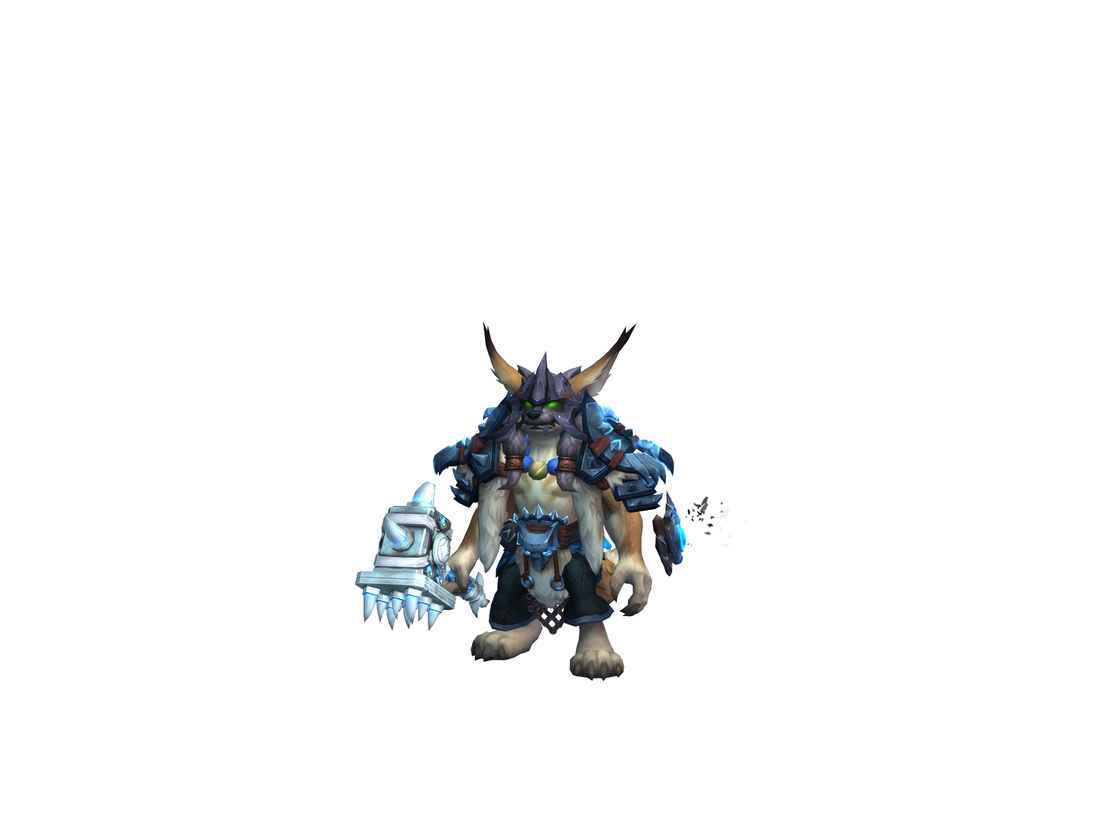 Relampagitø 3D character render