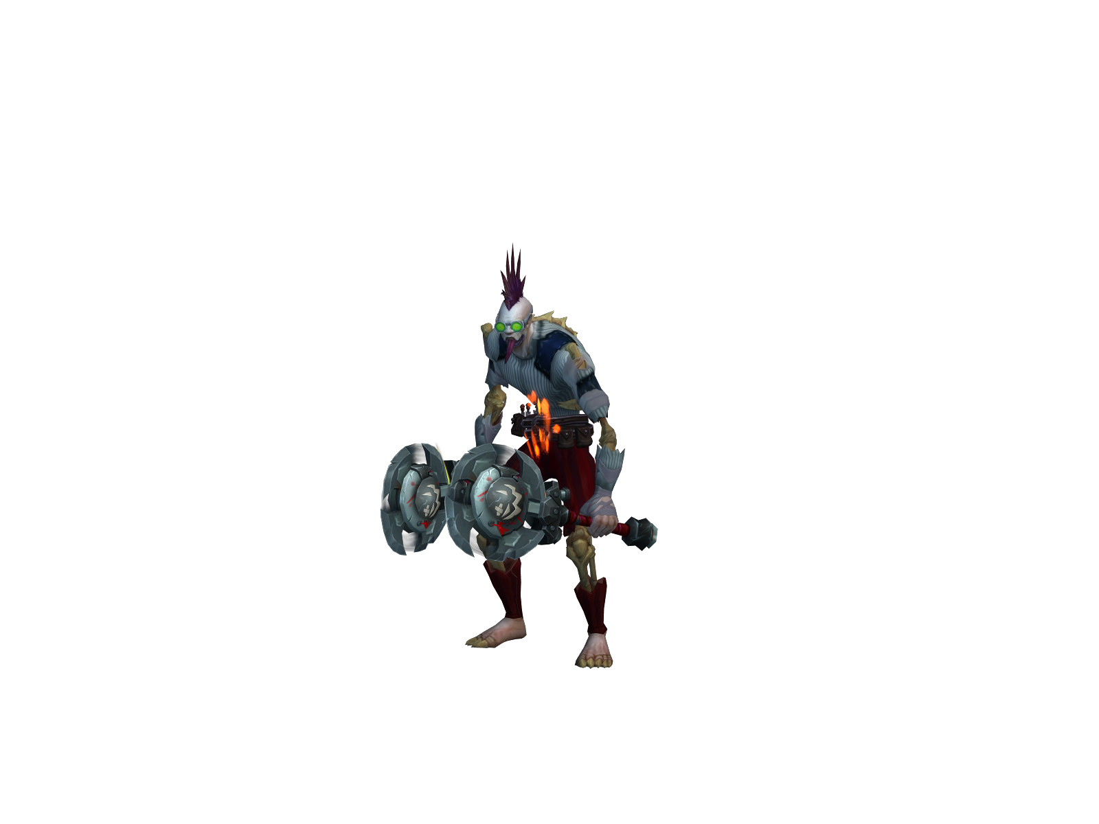 Frânk 3D character render