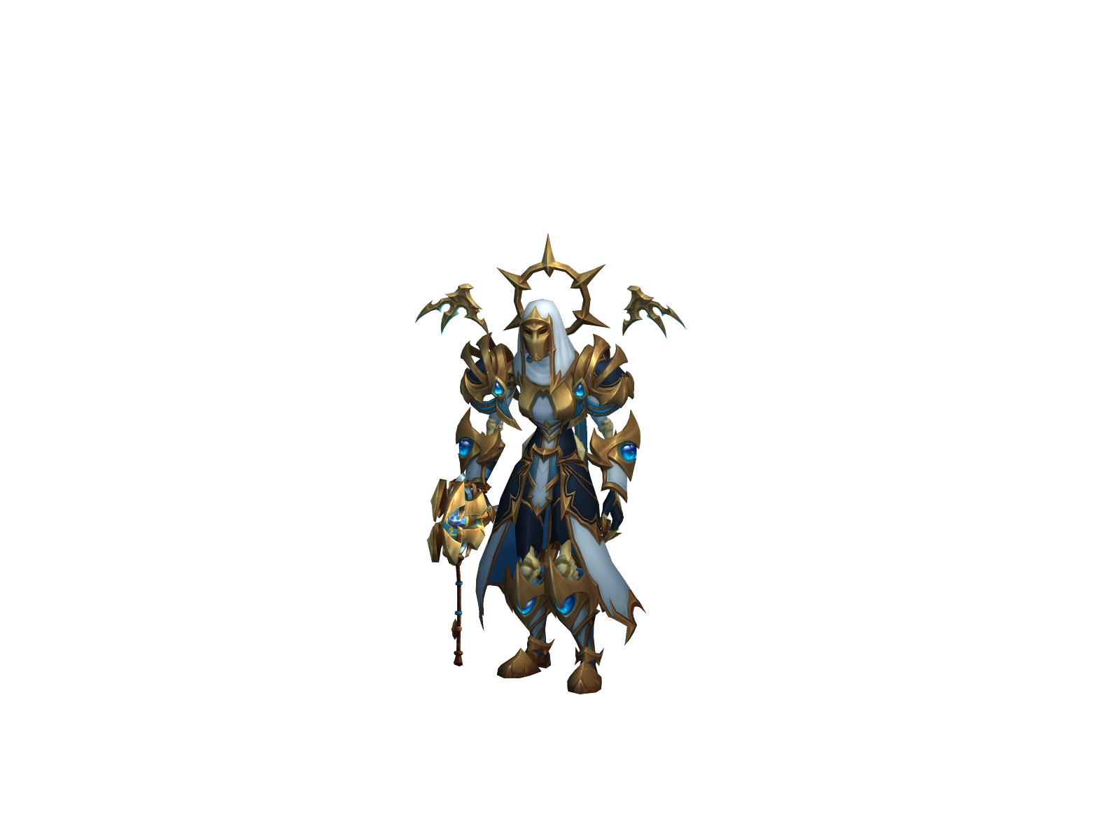 Bloodblows 3D character render