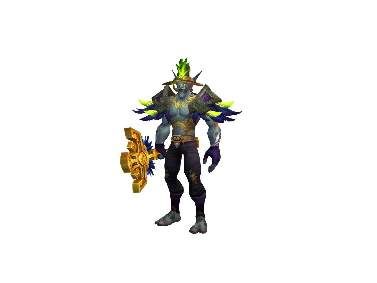 Auk 3D character render