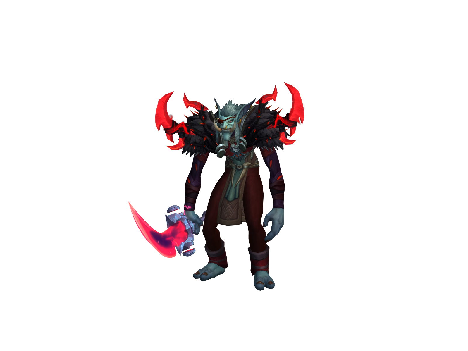 Burgini 3D character render