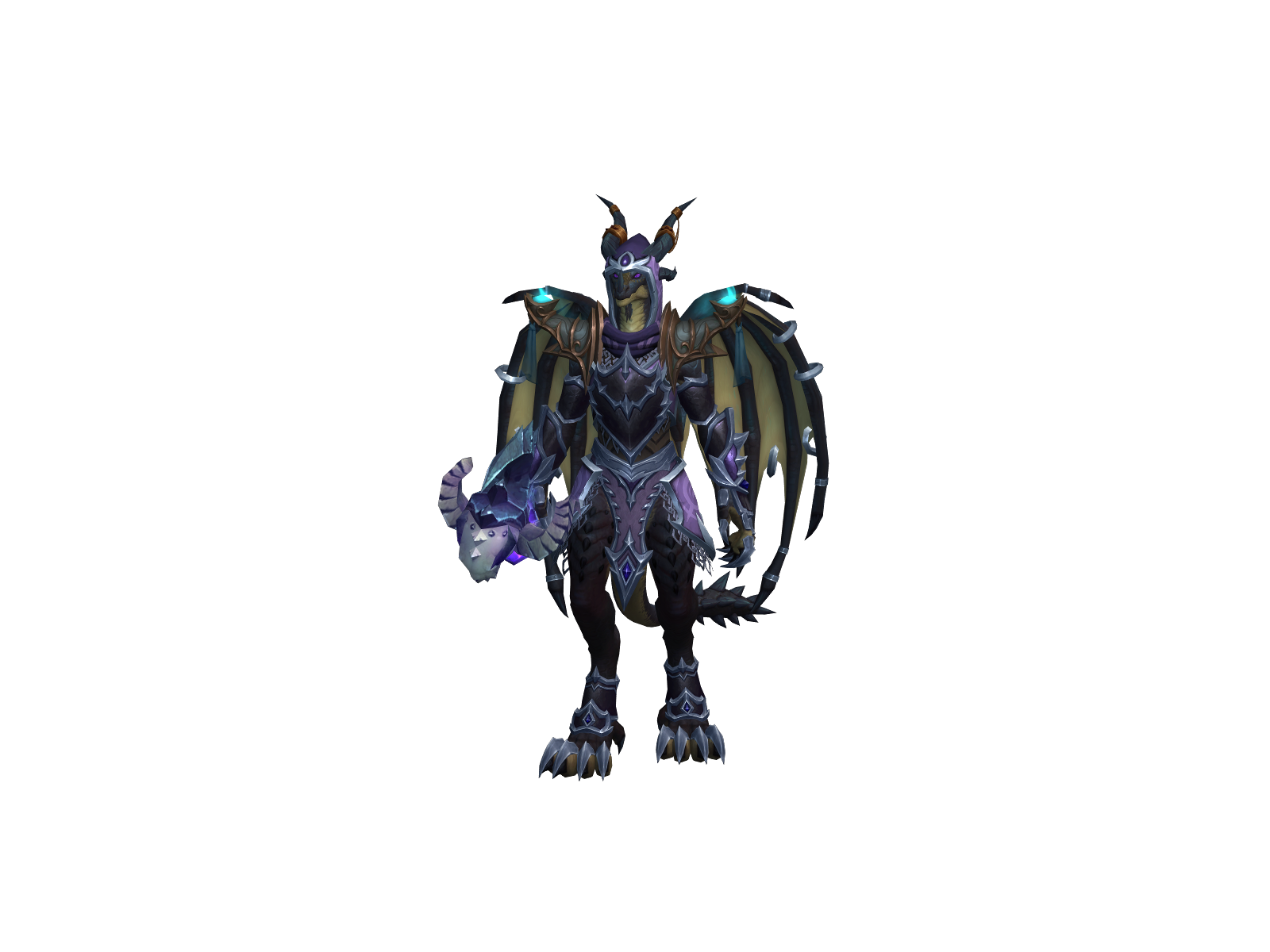 Meganlith 3D character render