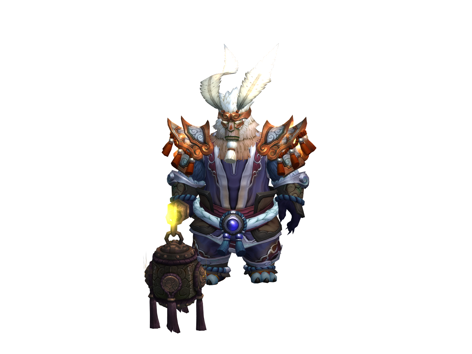 Pandegus 3D character render
