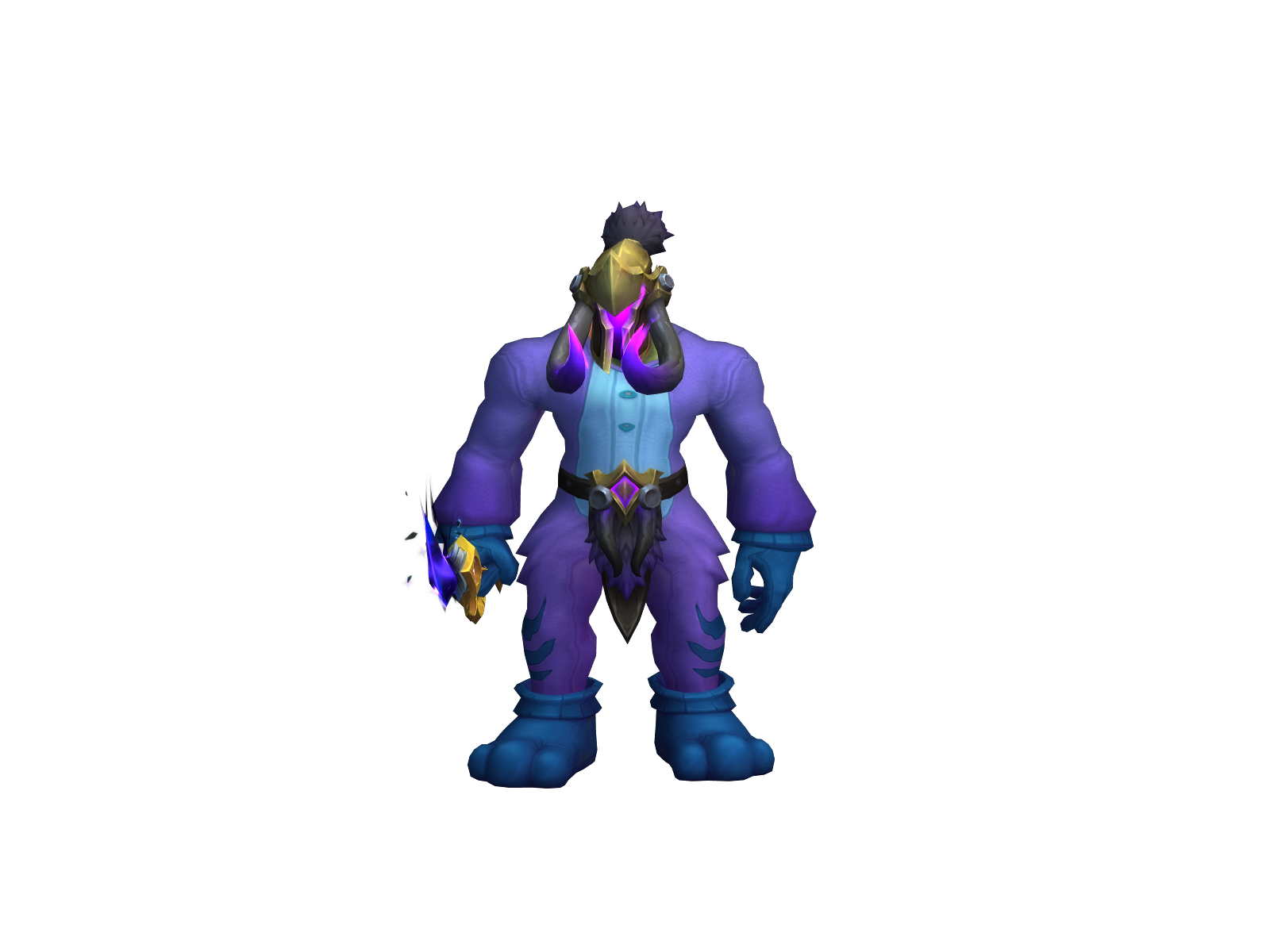 Megablade 3D character render