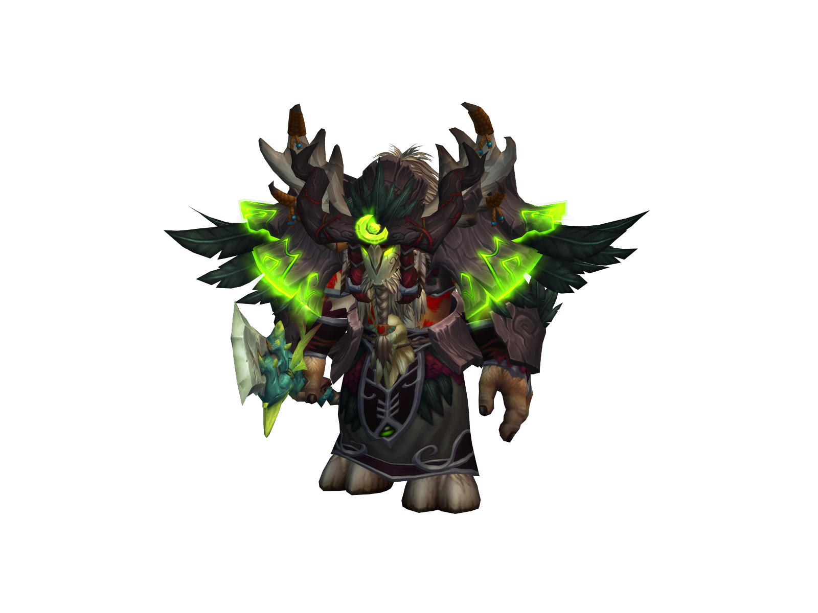 Yajuukage 3D character render