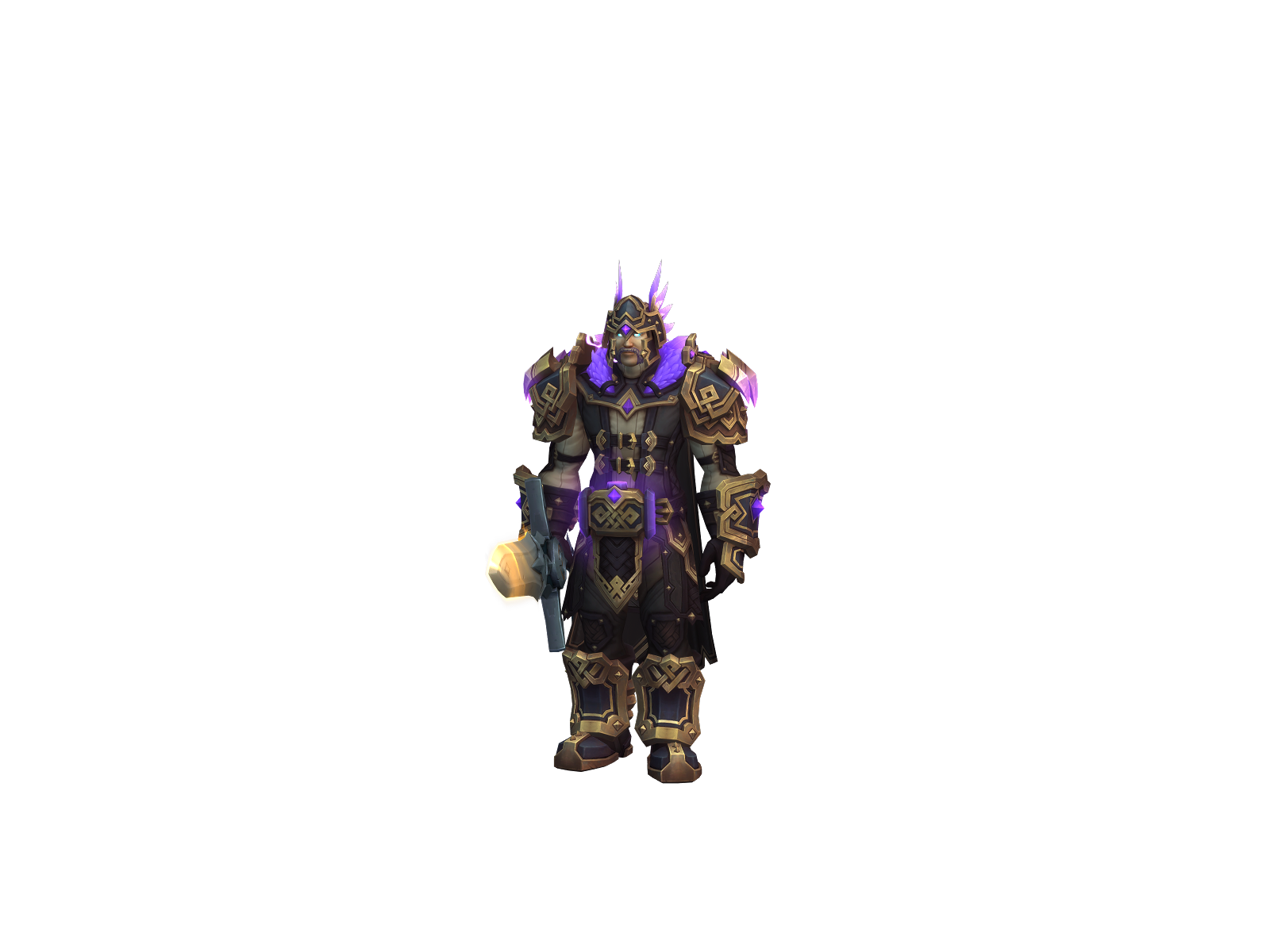 Doubled 3D character render