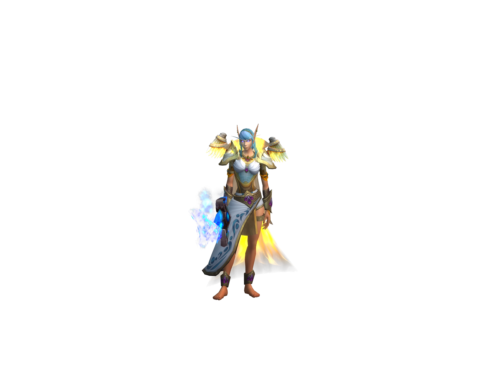Neky 3D character render
