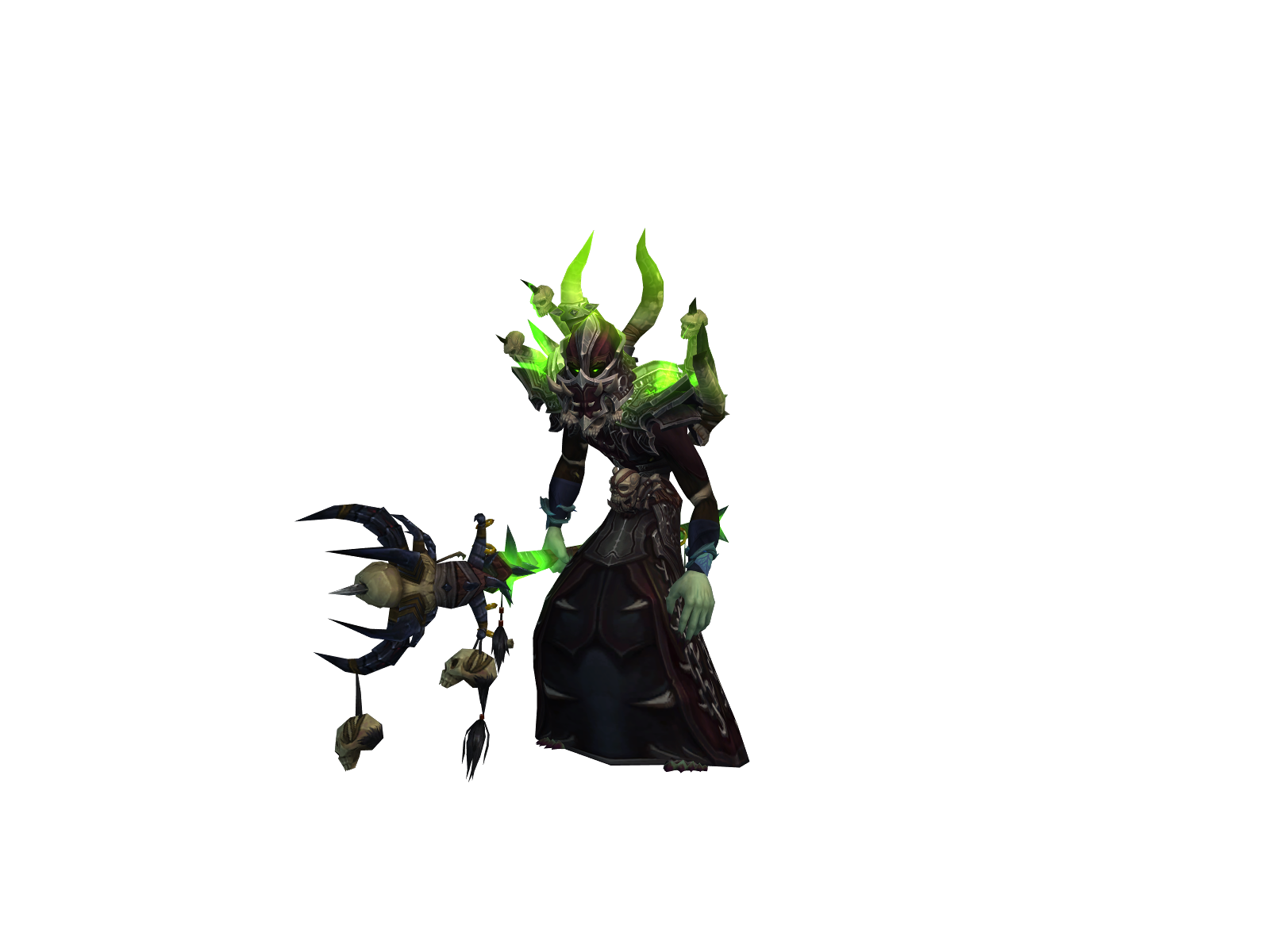 Muerto 3D character render
