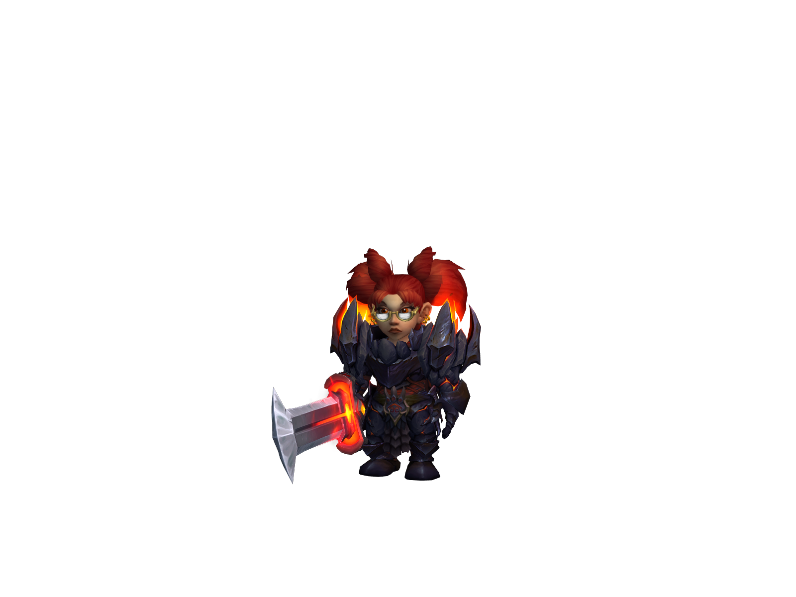Nikiowar 3D character render