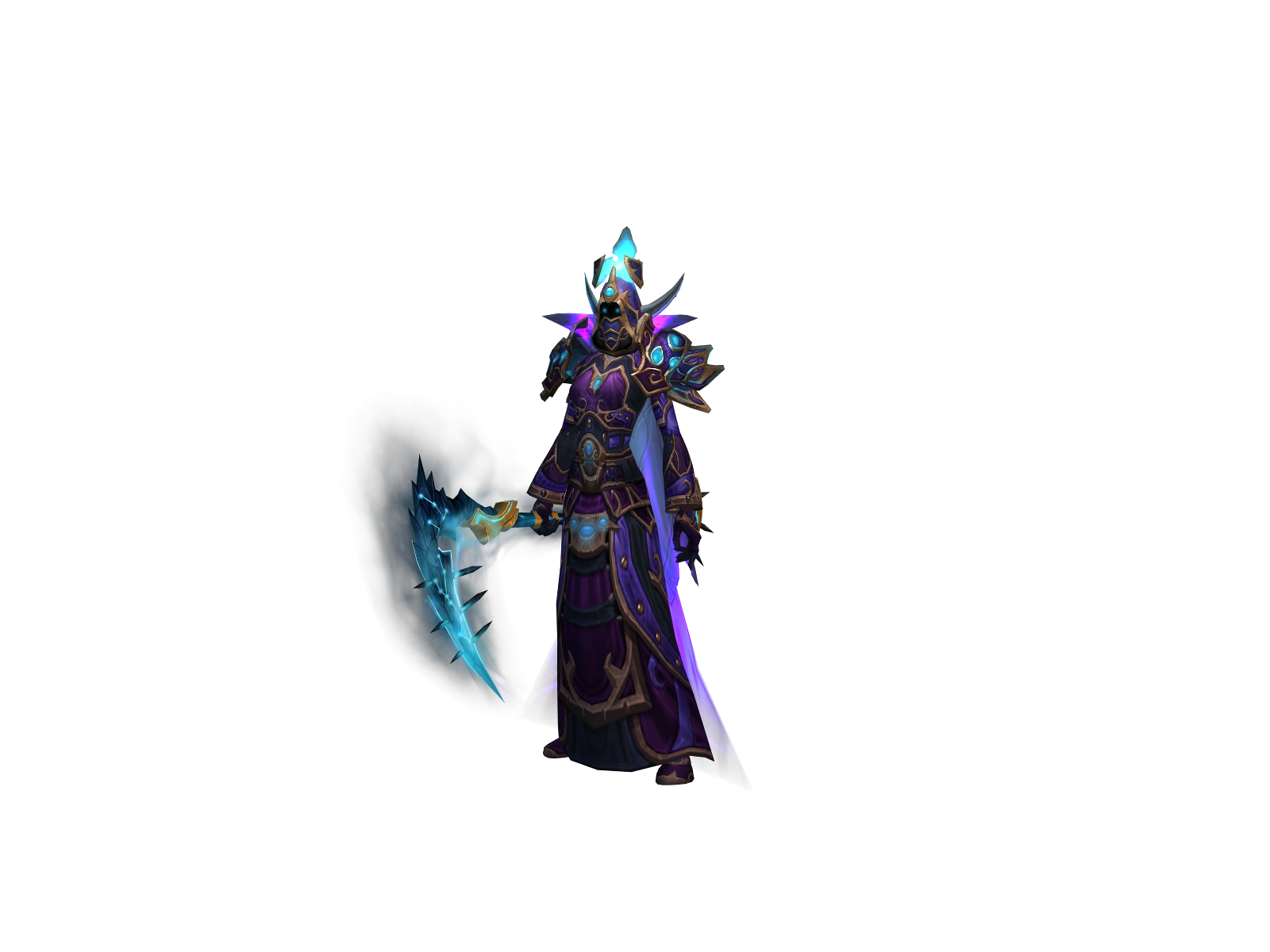 Arcanfrost 3D character render