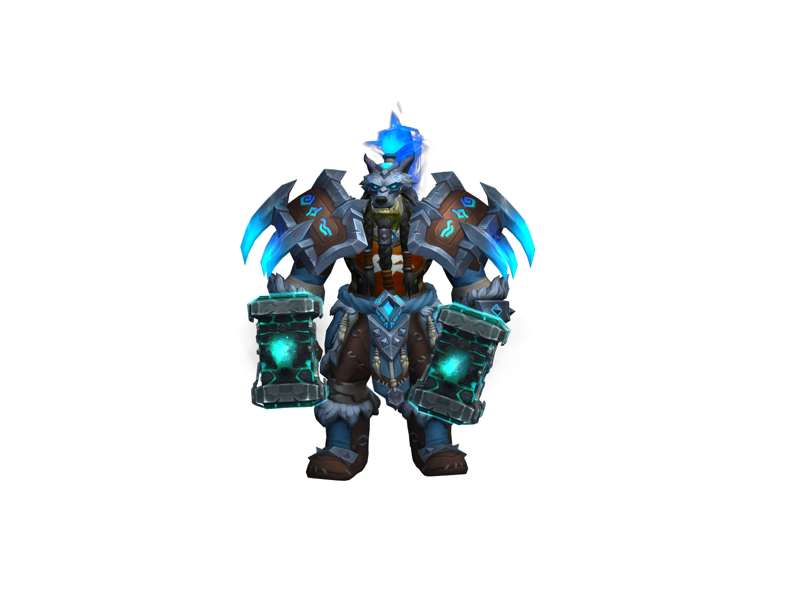 Shrekk 3D character render