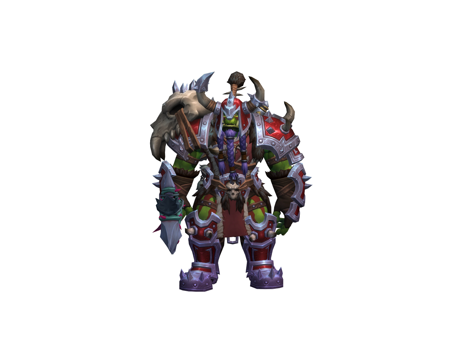 Gromkahn 3D character render
