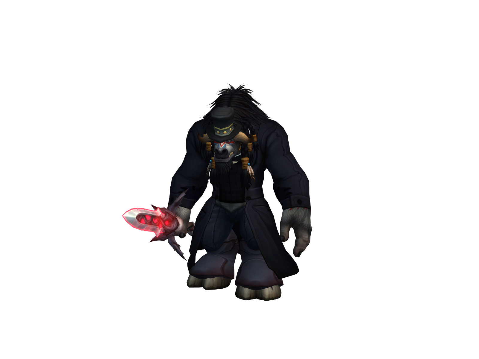 Btrueno 3D character render