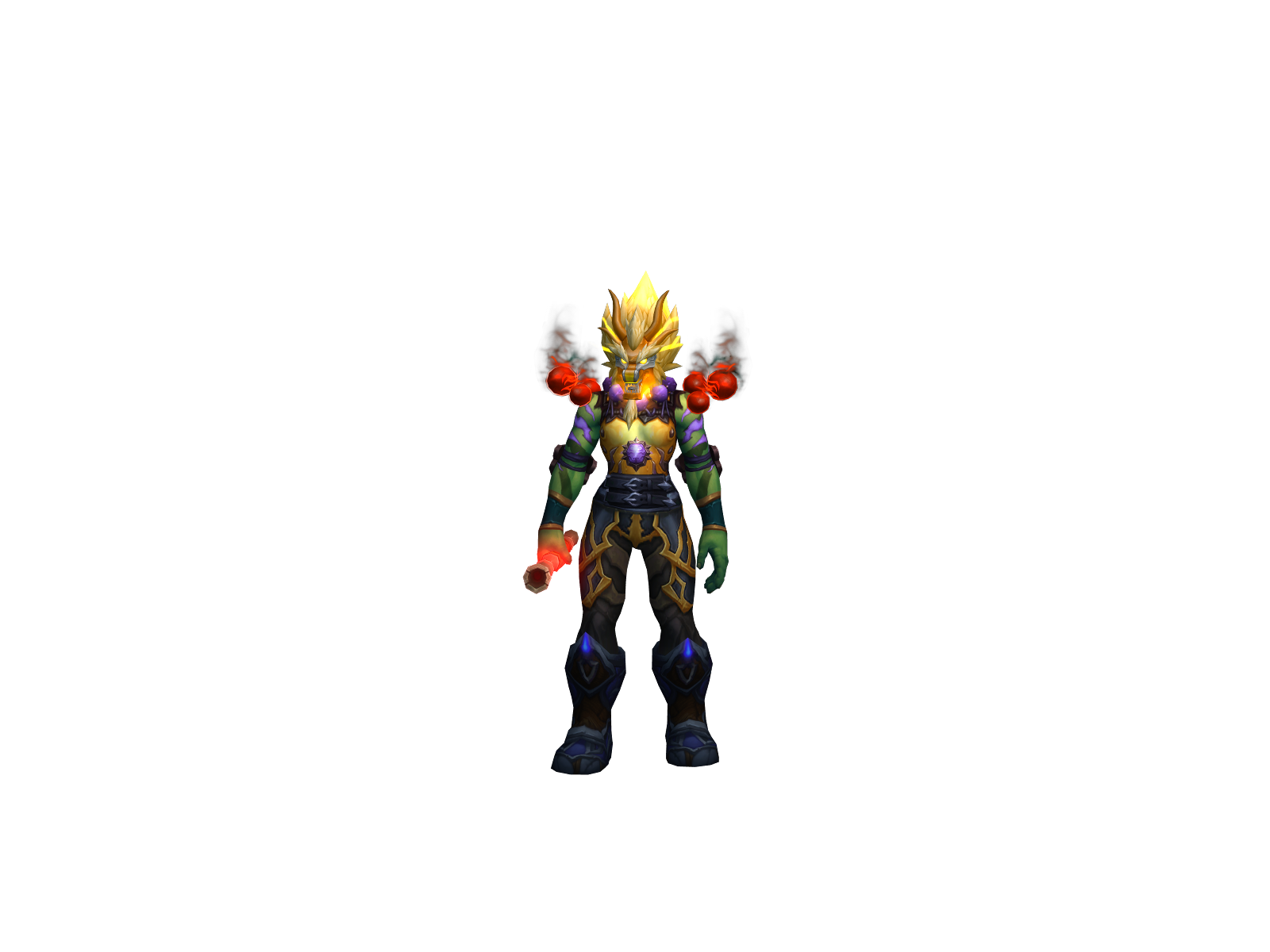 Whitebelt 3D character render