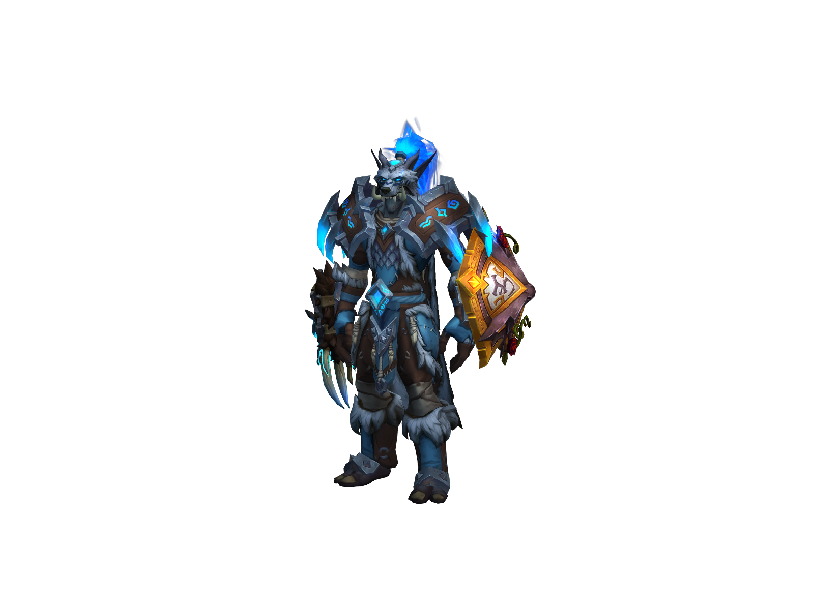 Tlalodax 3D character render
