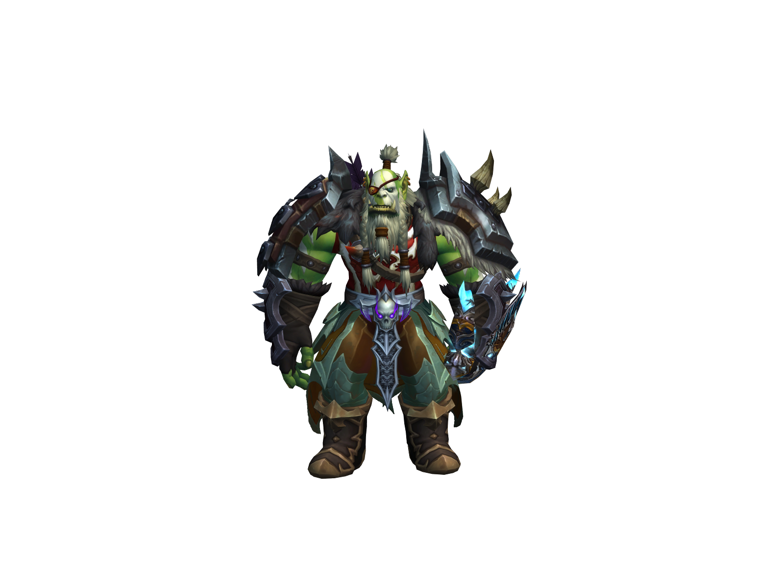 Grayföx 3D character render