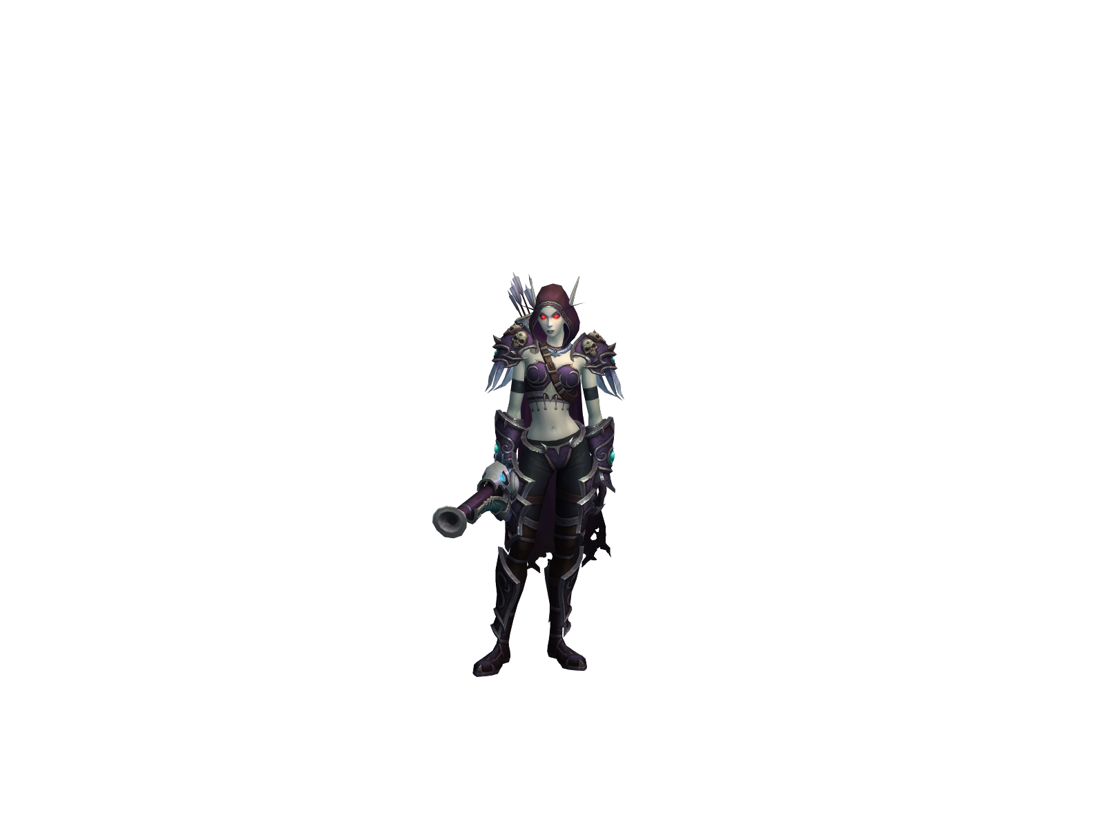 Windgunner 3D character render