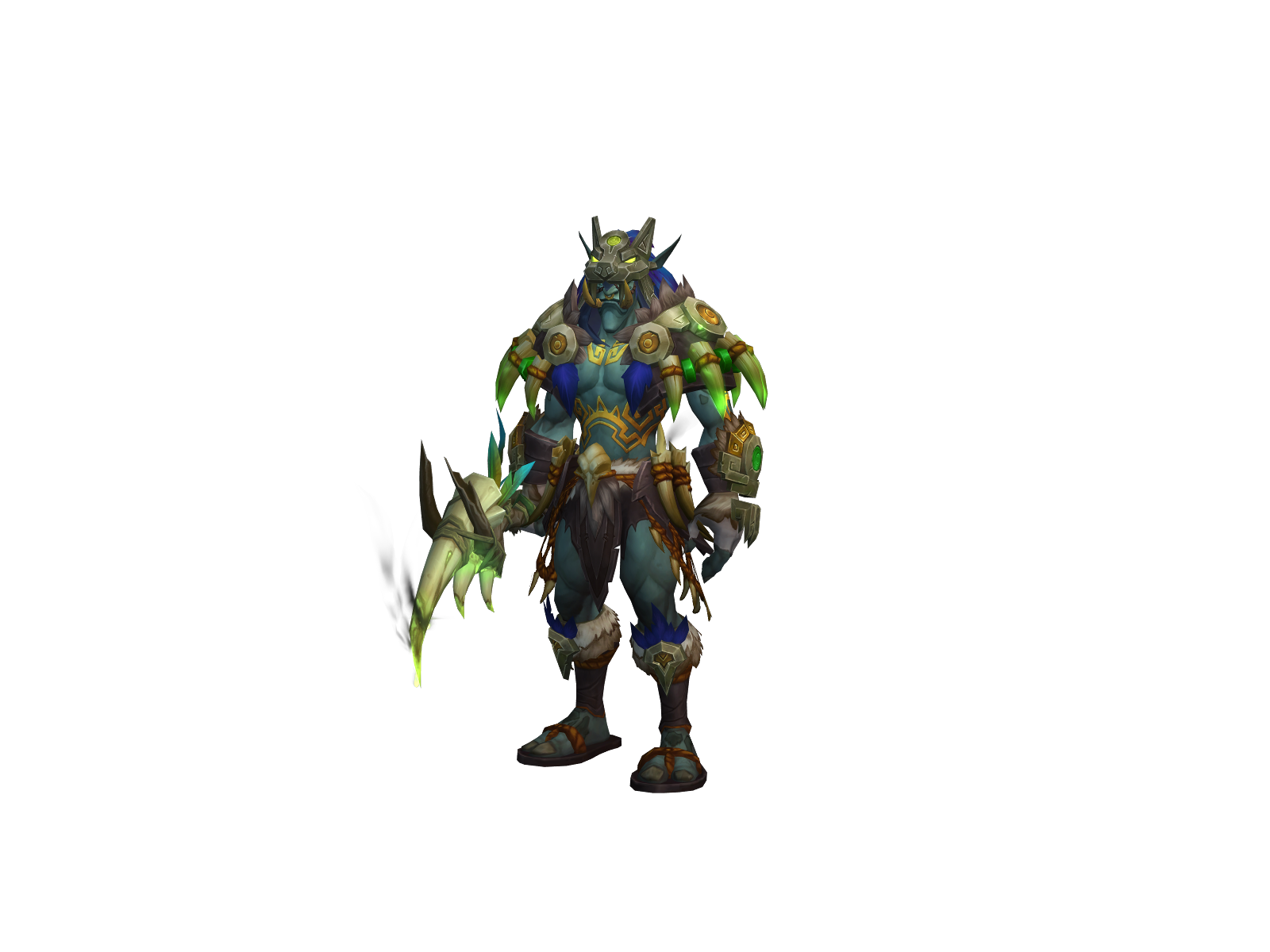 Nuak 3D character render