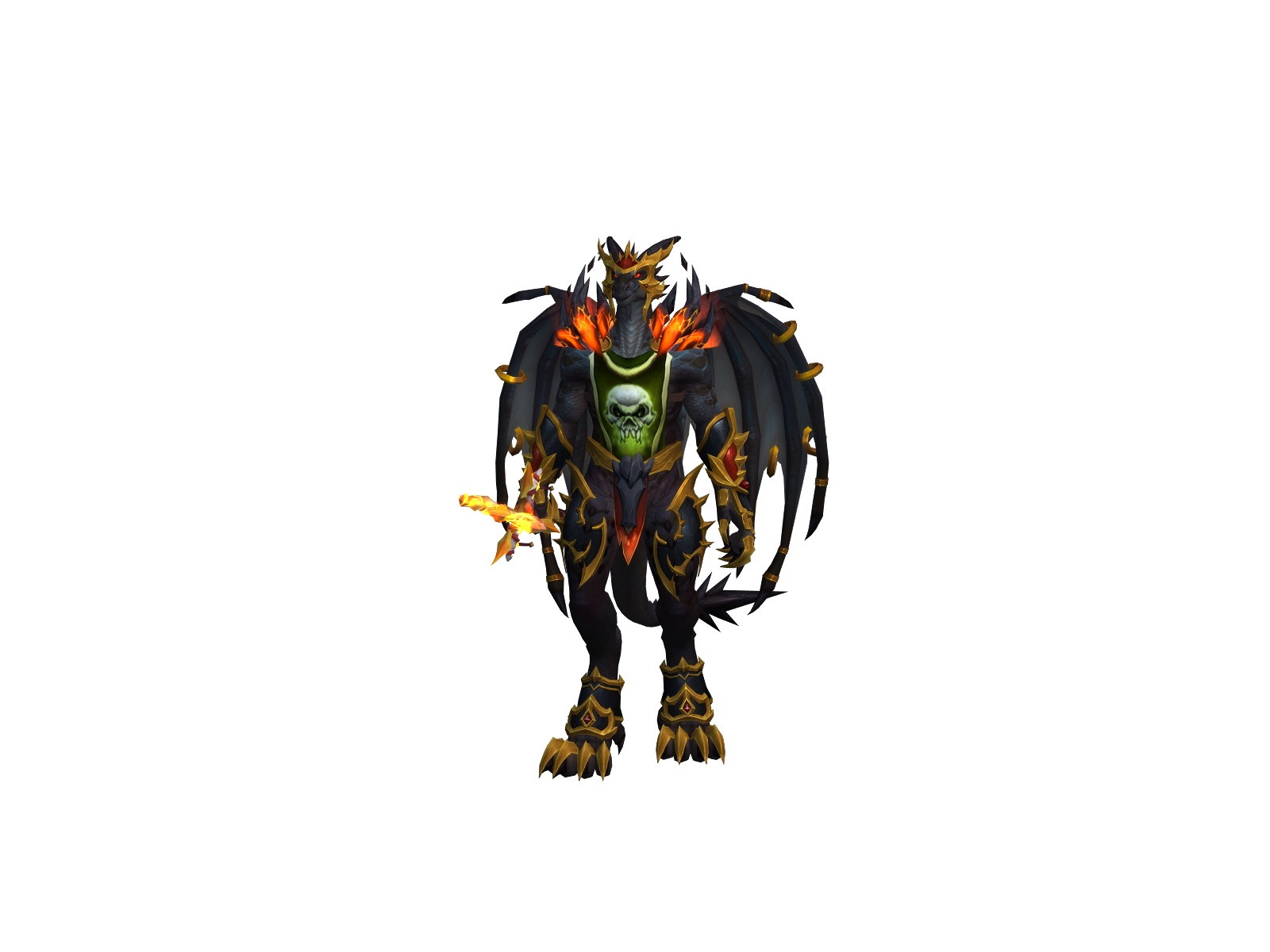 Dracønfire 3D character render