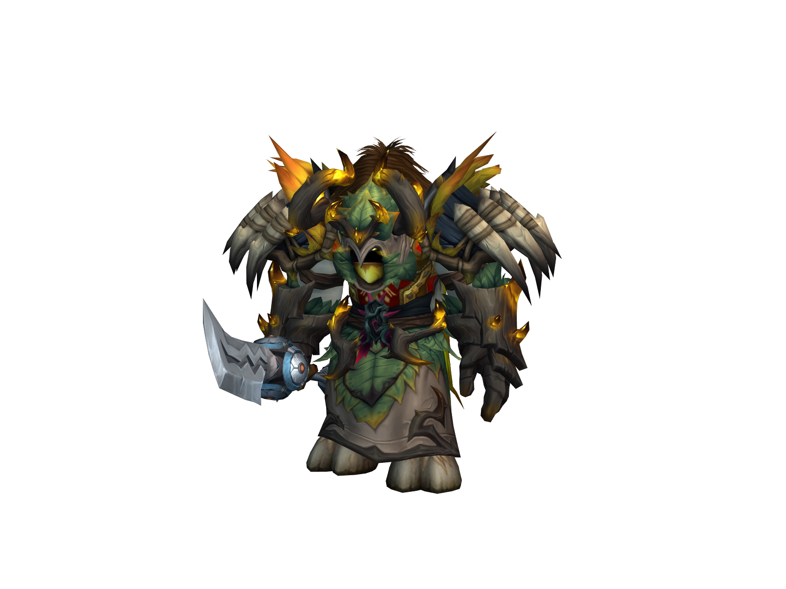 Hachik 3D character render