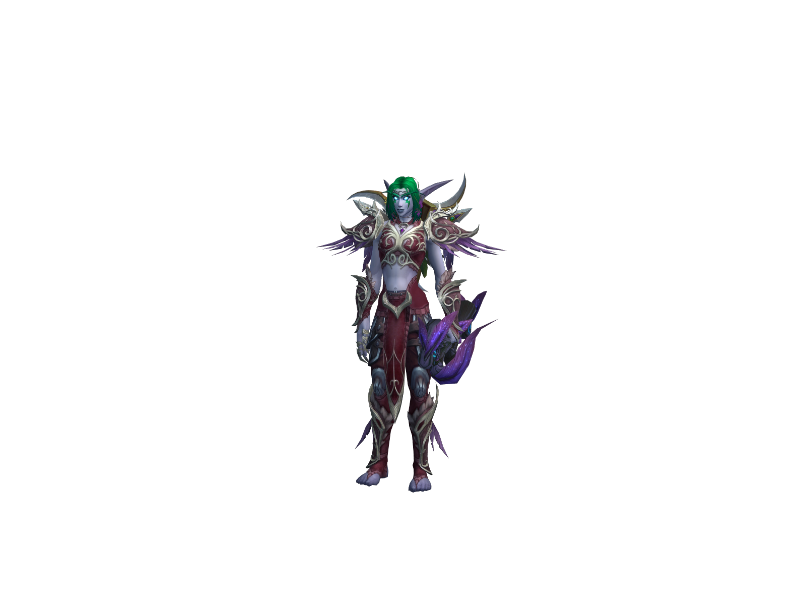 Elinis 3D character render