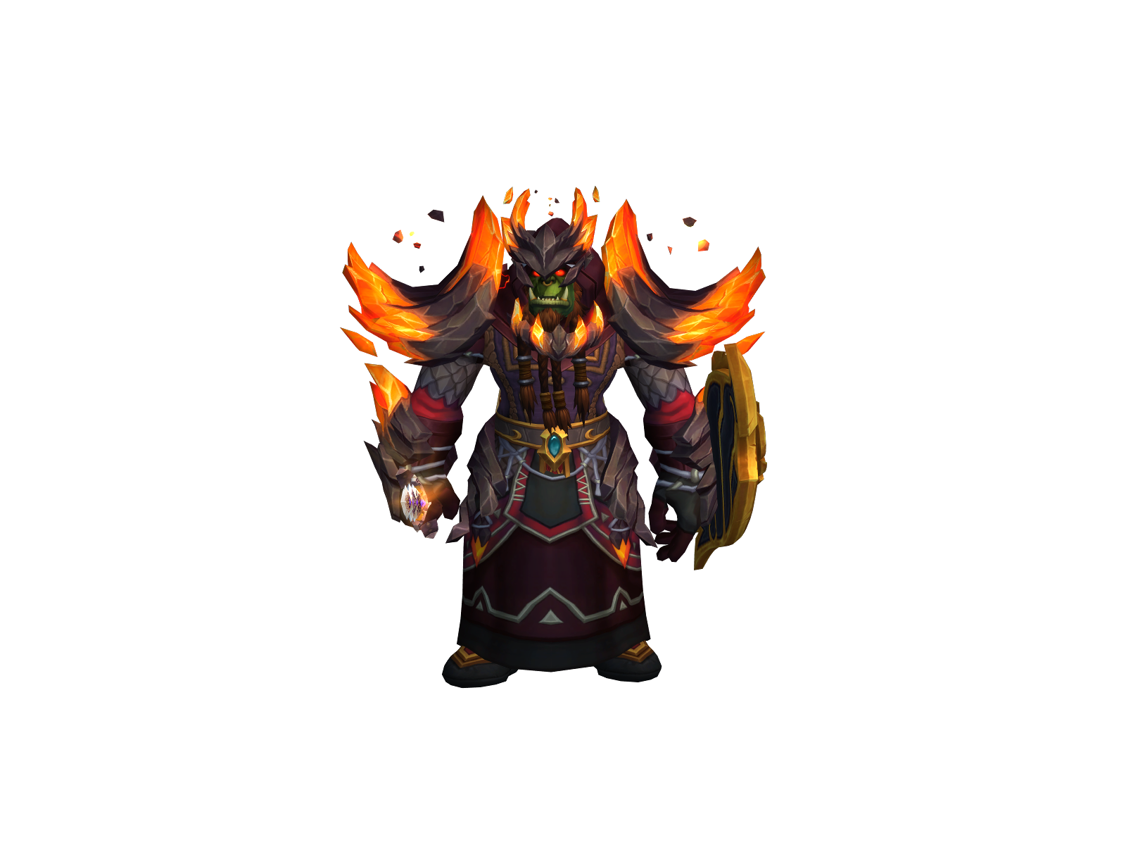Wolfryk 3D character render