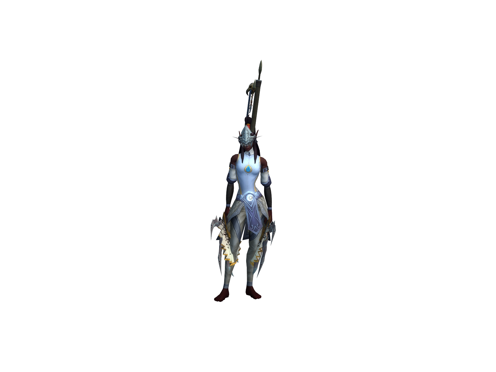Mevú 3D character render