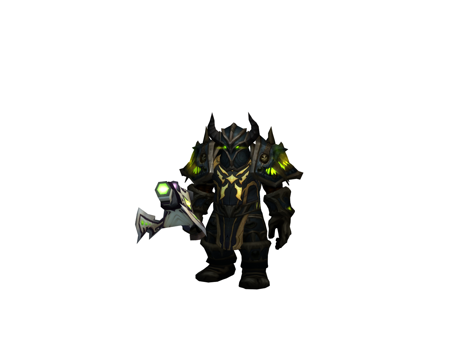 Stoneforged 3D character render