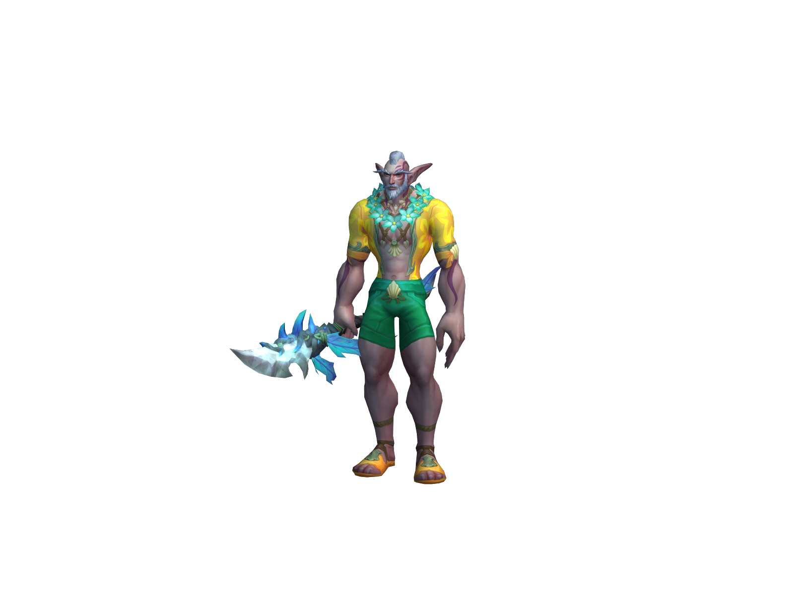 Nalthariön 3D character render