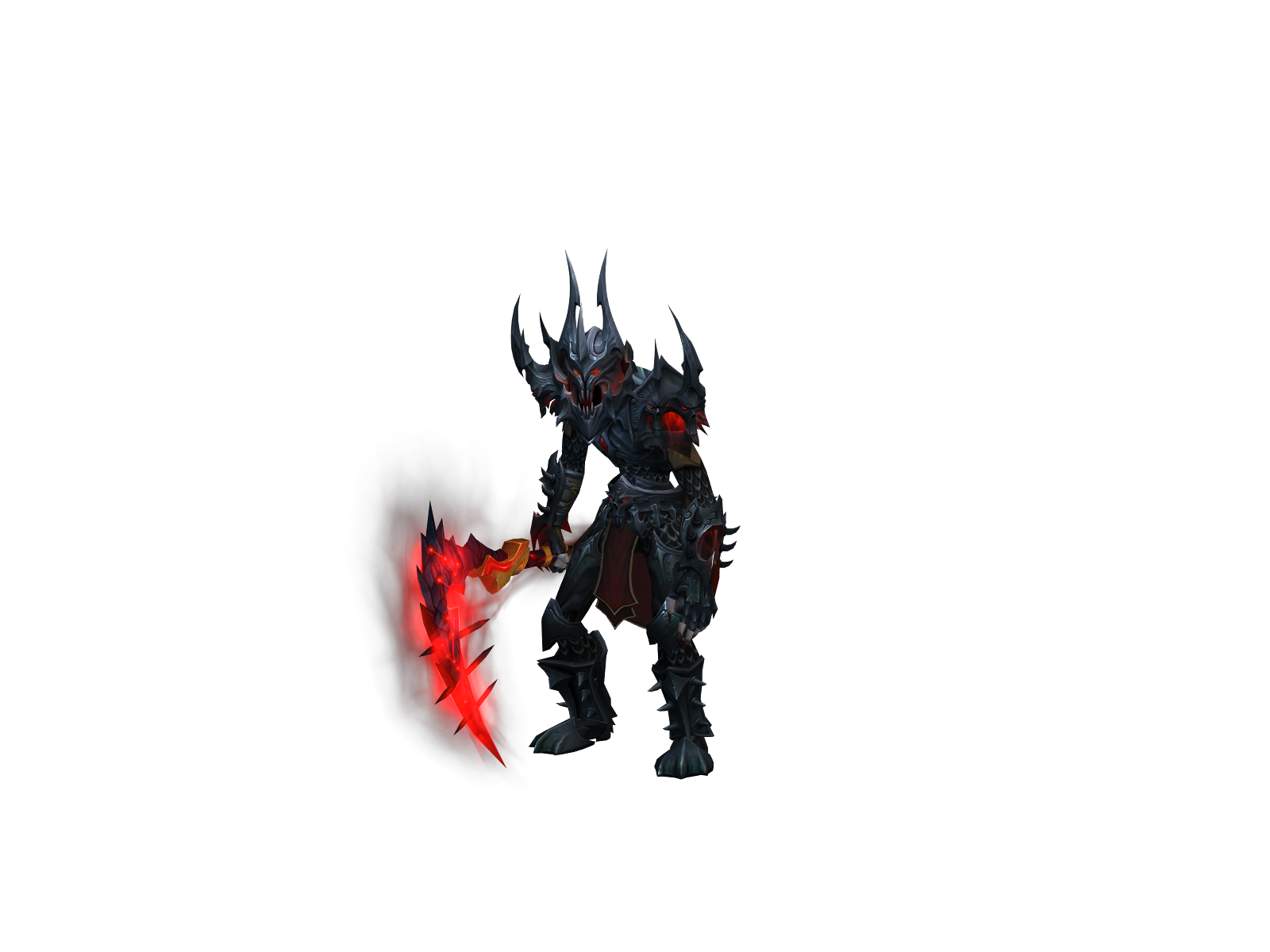 Nazgú 3D character render
